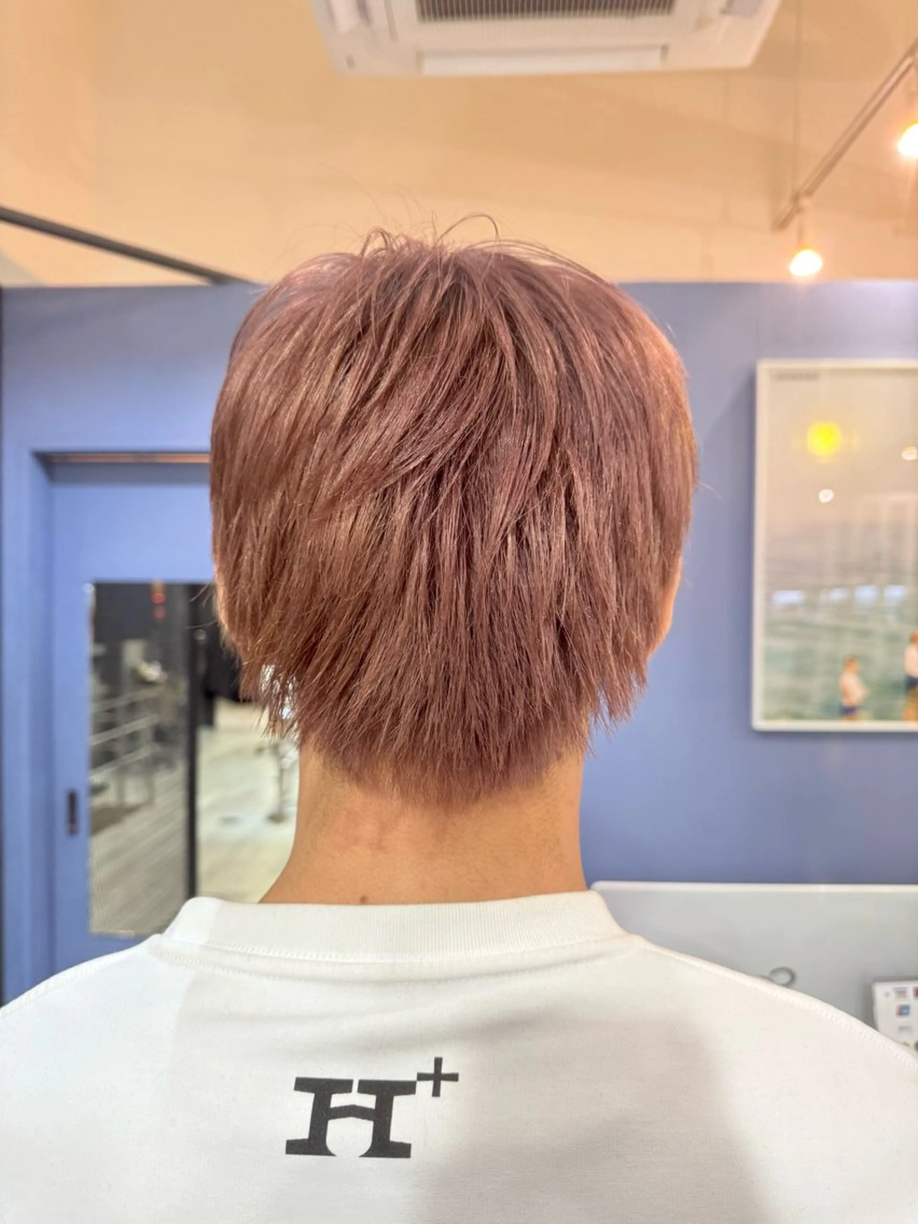 メンズ カット ヘアカラー 米元 春奈のヘアスタイル