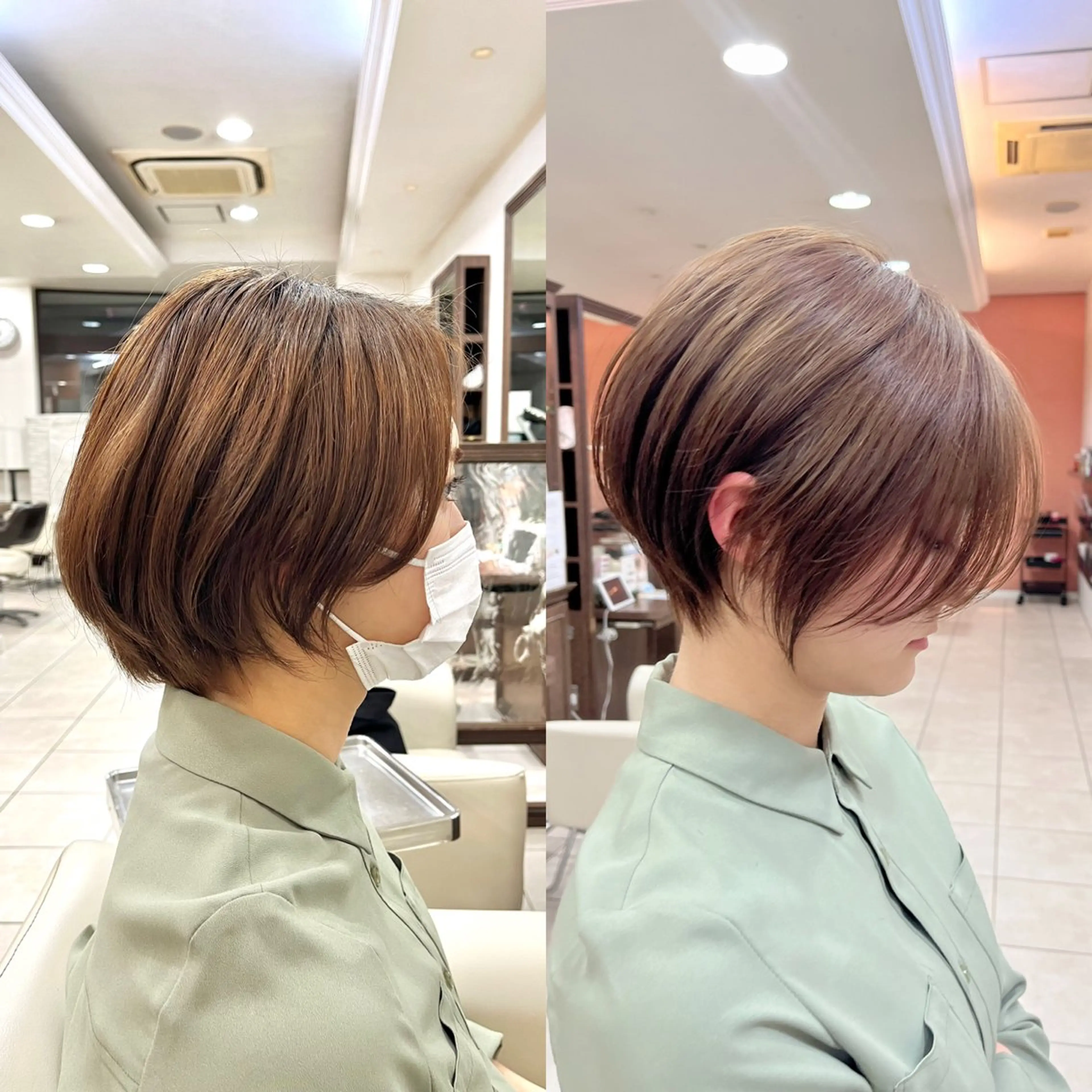 ショート カット ヘアカラー トリートメント ✨髪質改善・縮毛矯正 専門美容室マーベルのヘアスタイル