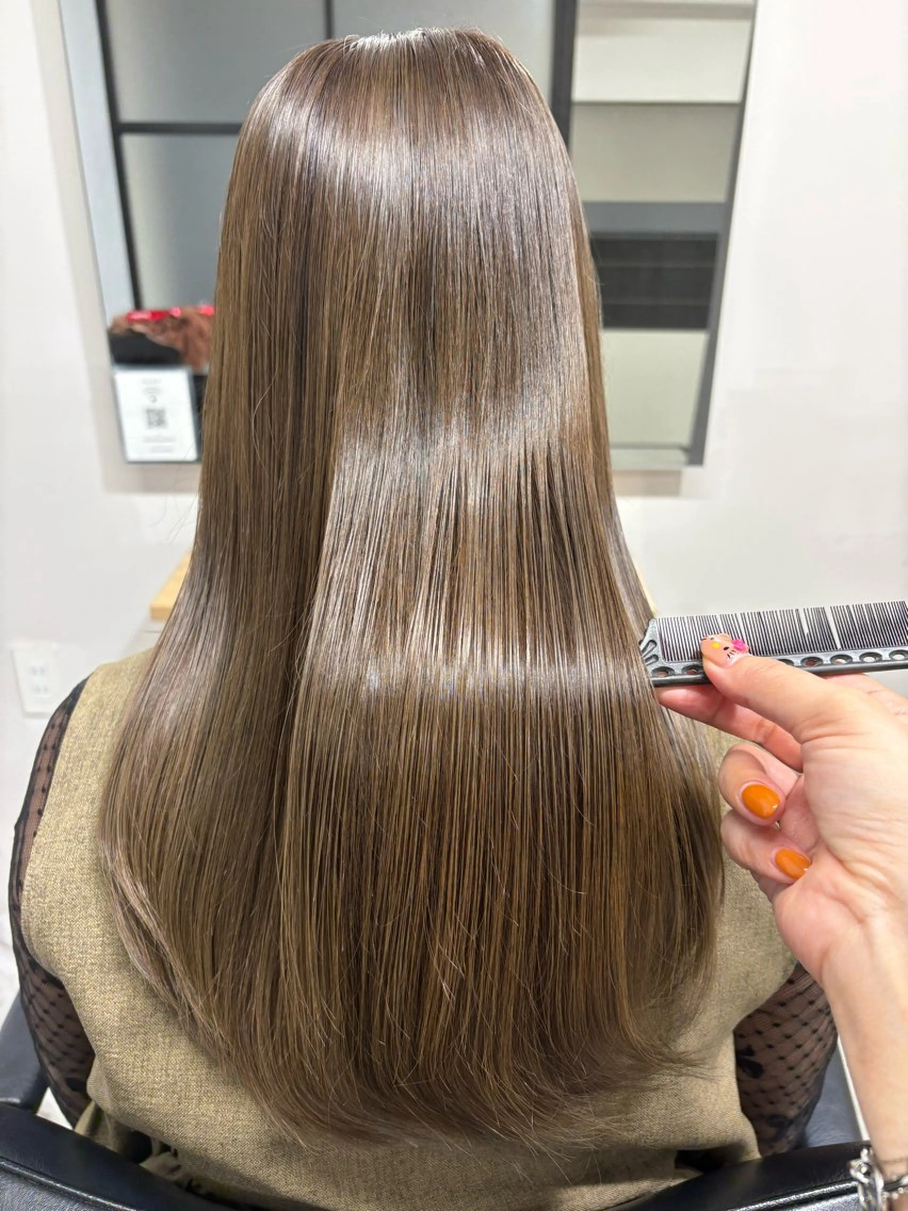 ロング カラー EMANON所属・梅田美容室 高山アヤのヘアスタイル