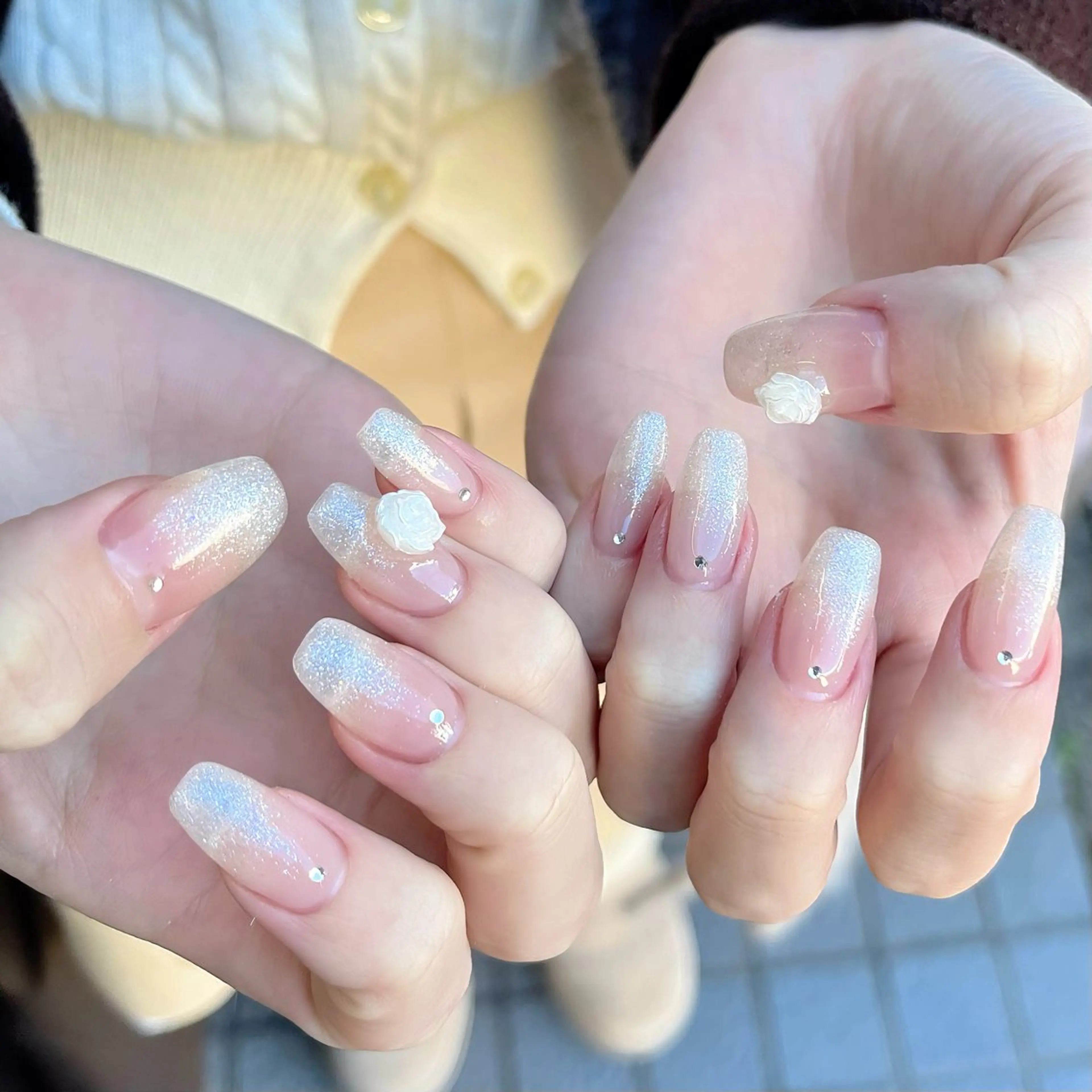 ネイル 長さ出し フレンチネイル マグネットネイル シンプルネイル ワンホンネイル ハンドネイル 🫧OPELIA NAIL渋谷🫧のネイルデザイン