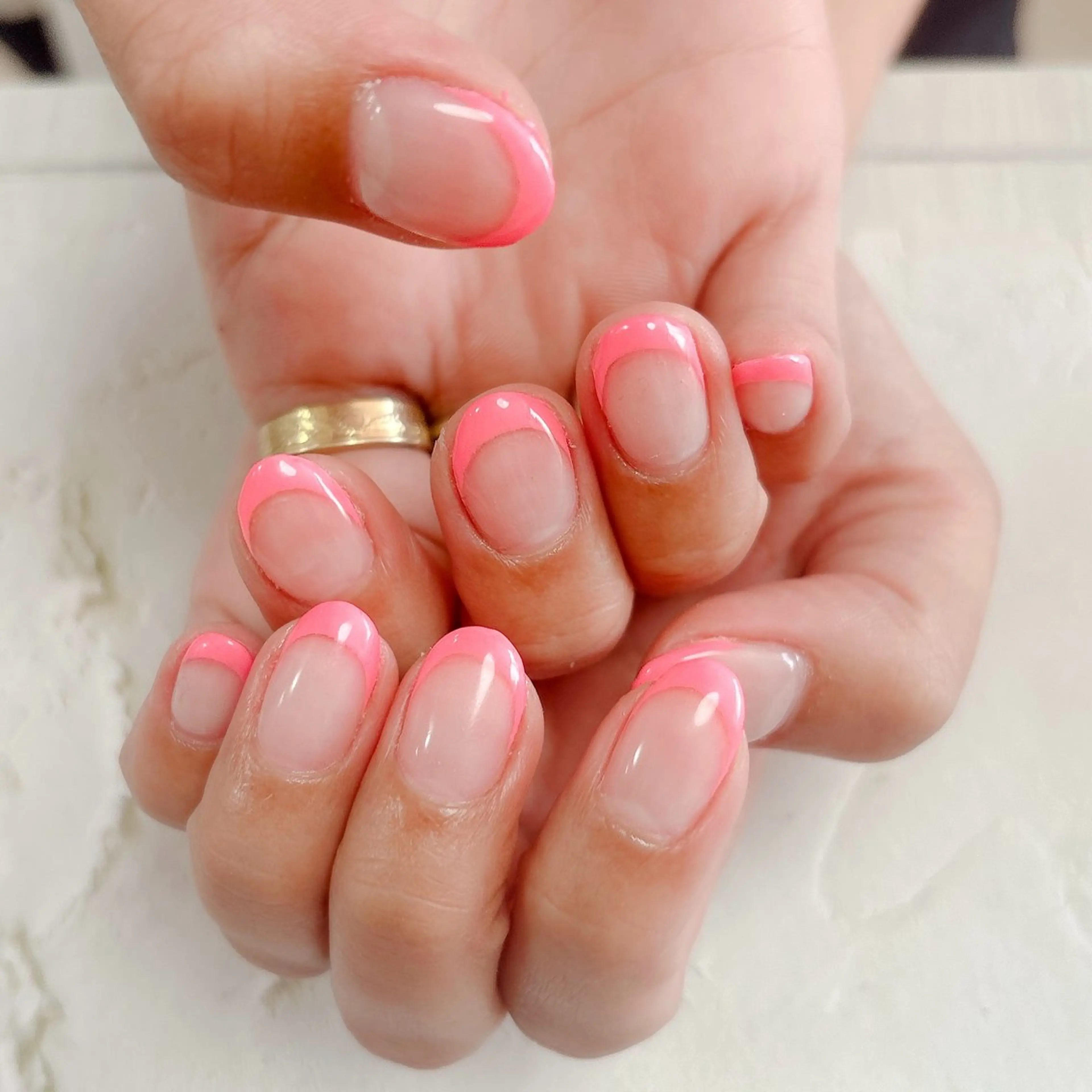 オフあり　フレンチネイル💅　初回オフ無料🎶の写真