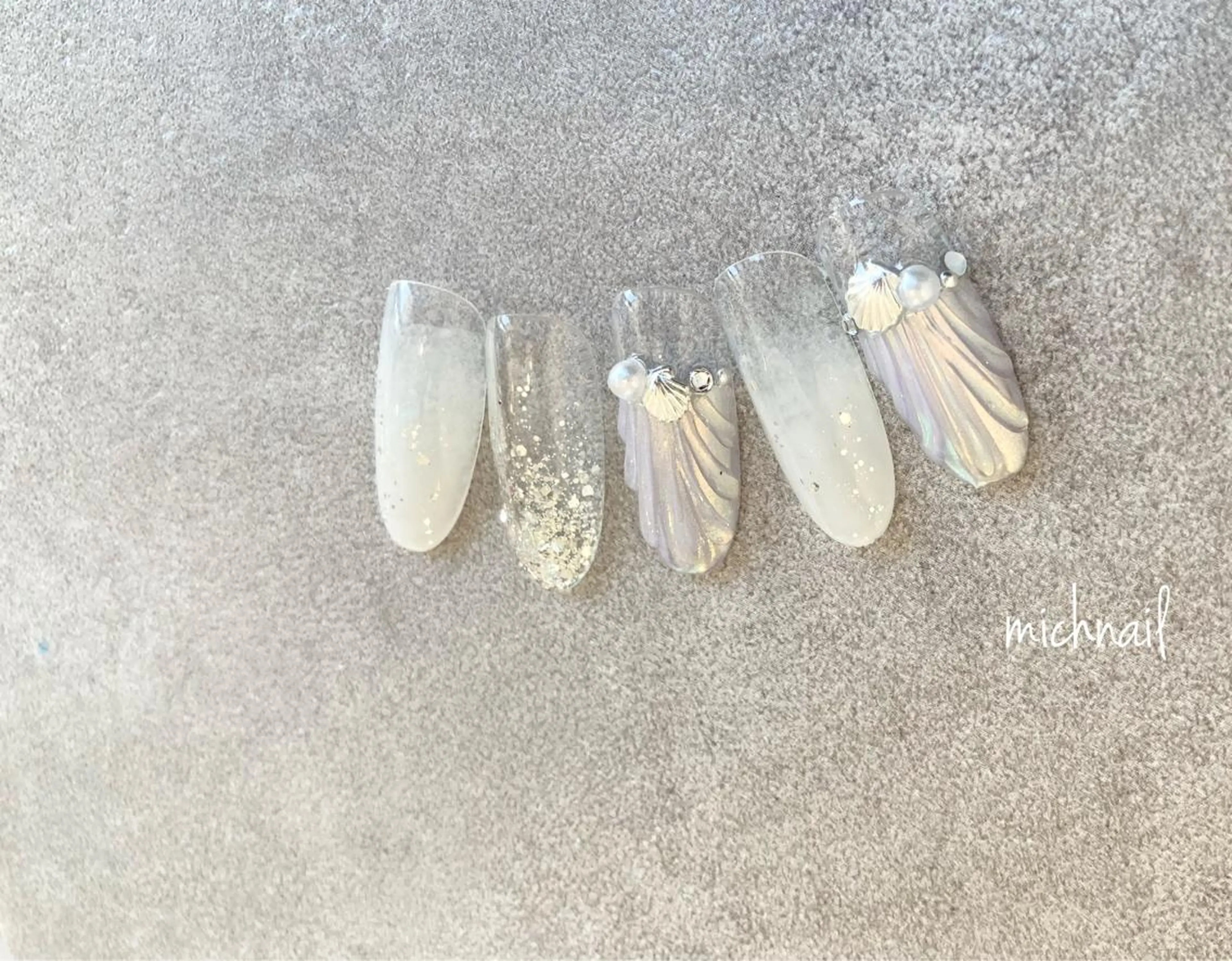 【爪を削らないパラジェル】🌿サンプルコース(オフ込み)－用意している多数サンプルの中から選べます💐✨の写真