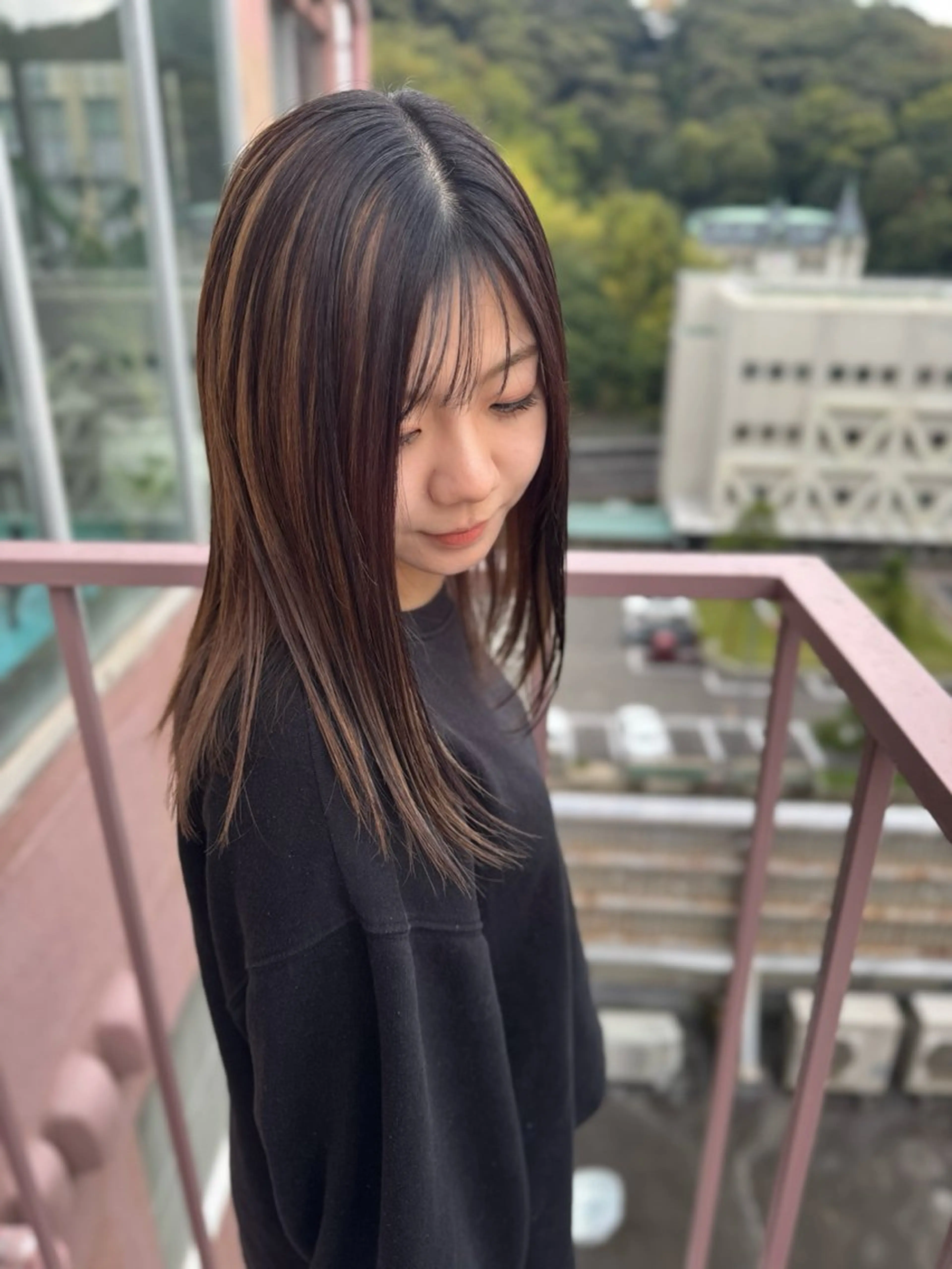 セミロング カラー ヘアカラー Viage （ビアージュ）のヘアスタイル