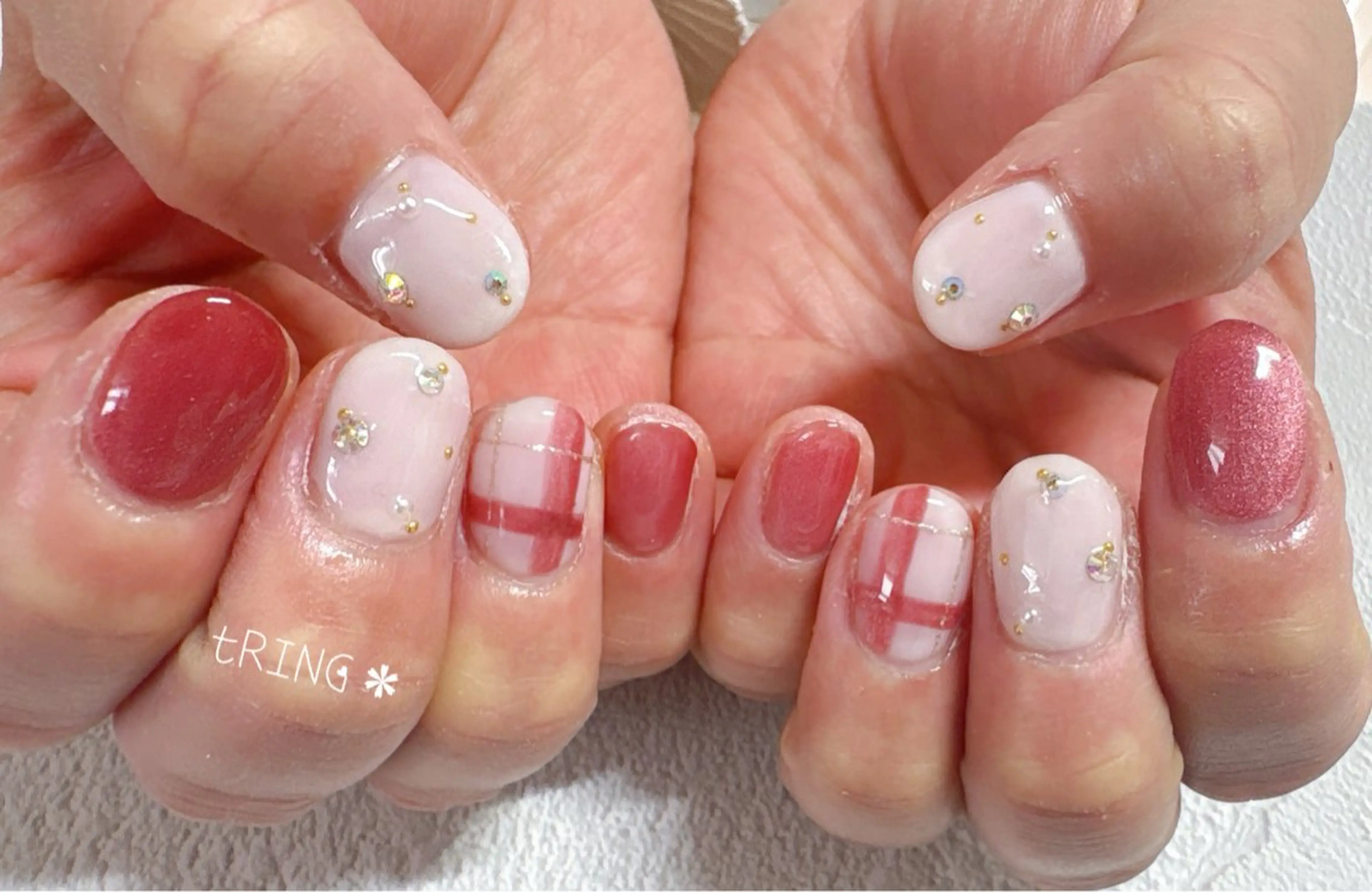 ネイル ハンドネイル tRING＊ しいの木台のネイルデザイン