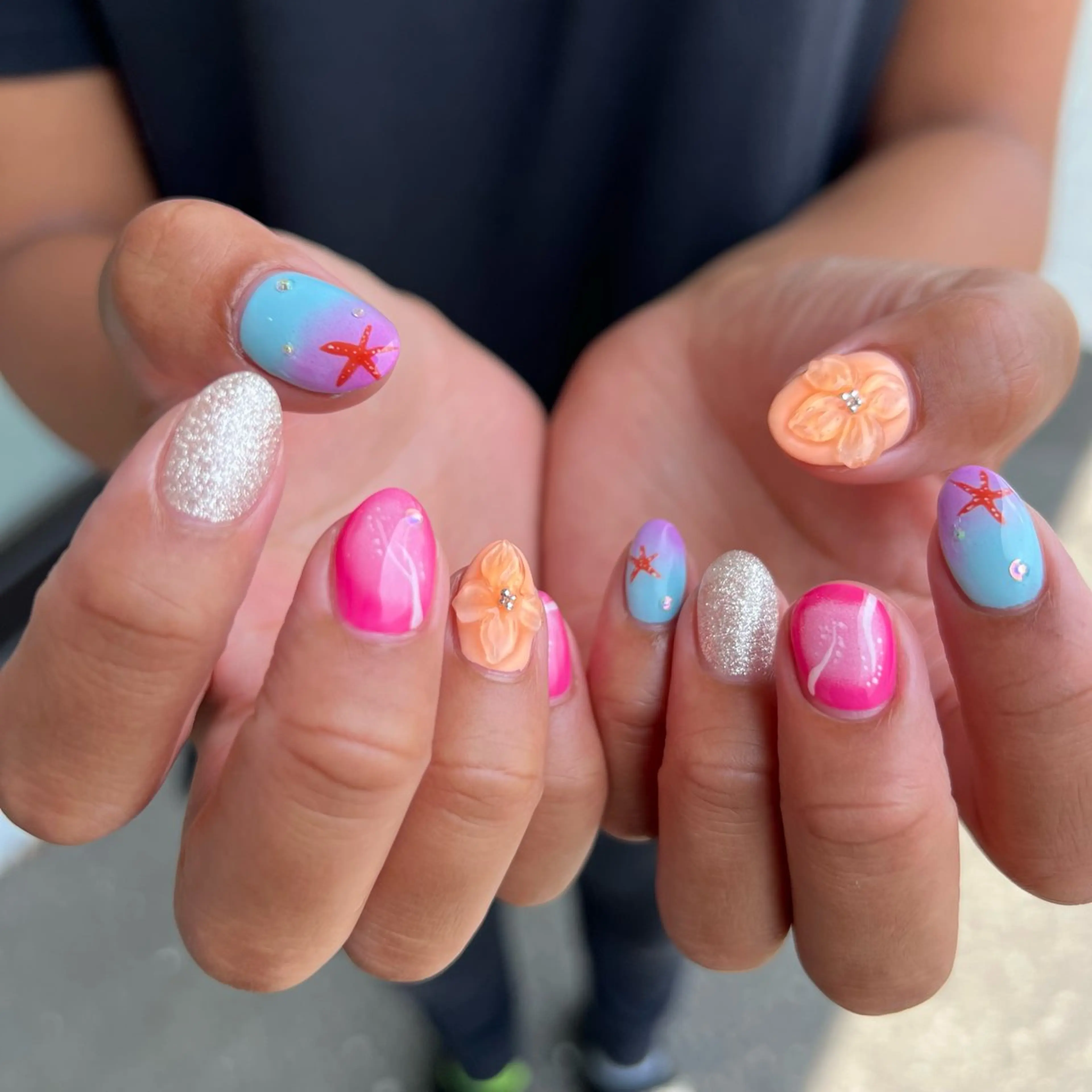 ネイル ハンドネイル Allure小山店 Nagisaのネイルデザイン