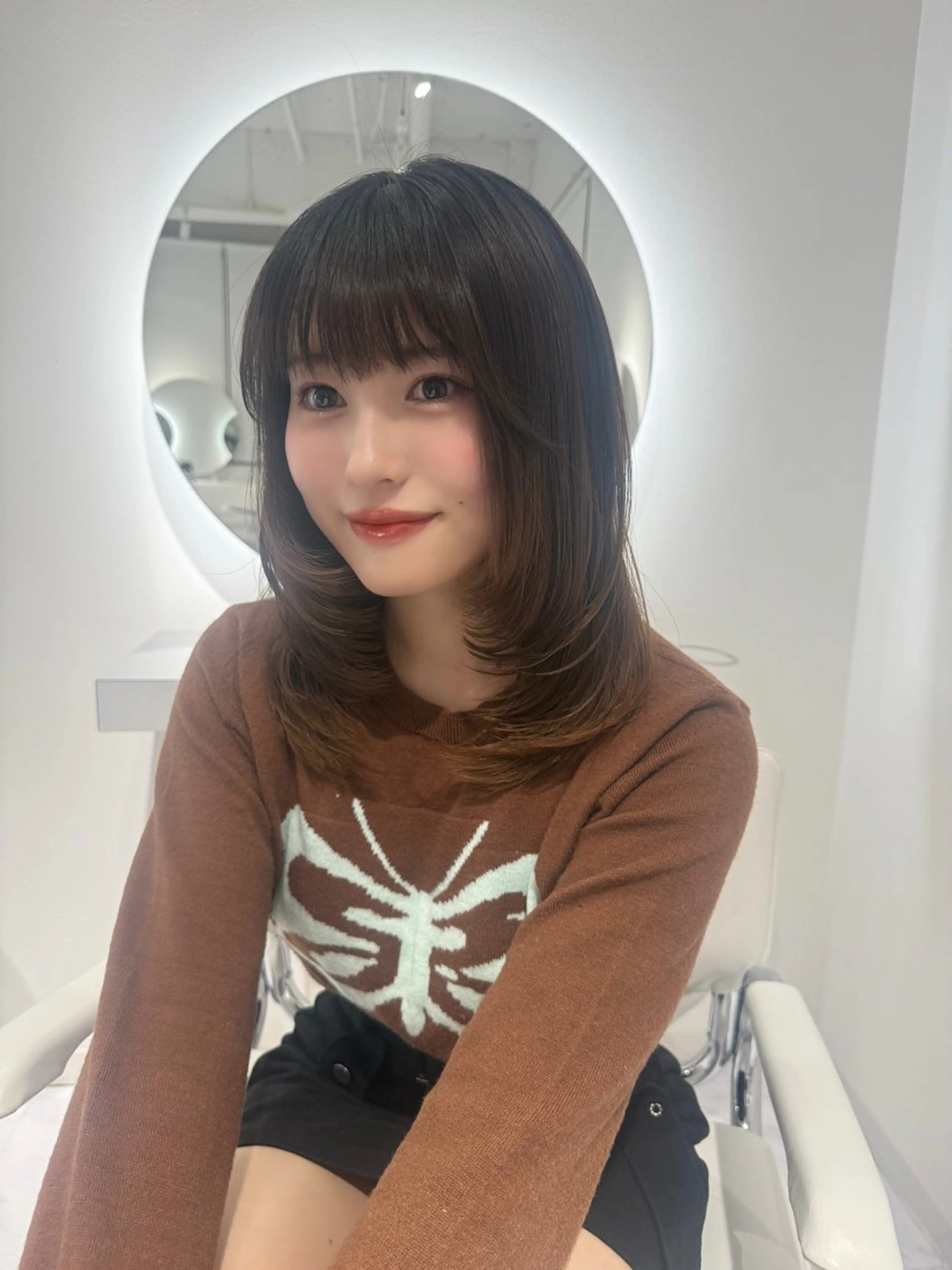 ミディアム レイヤーカット レイヤーカット🫧 🎀Tomoka🎀のヘアスタイル