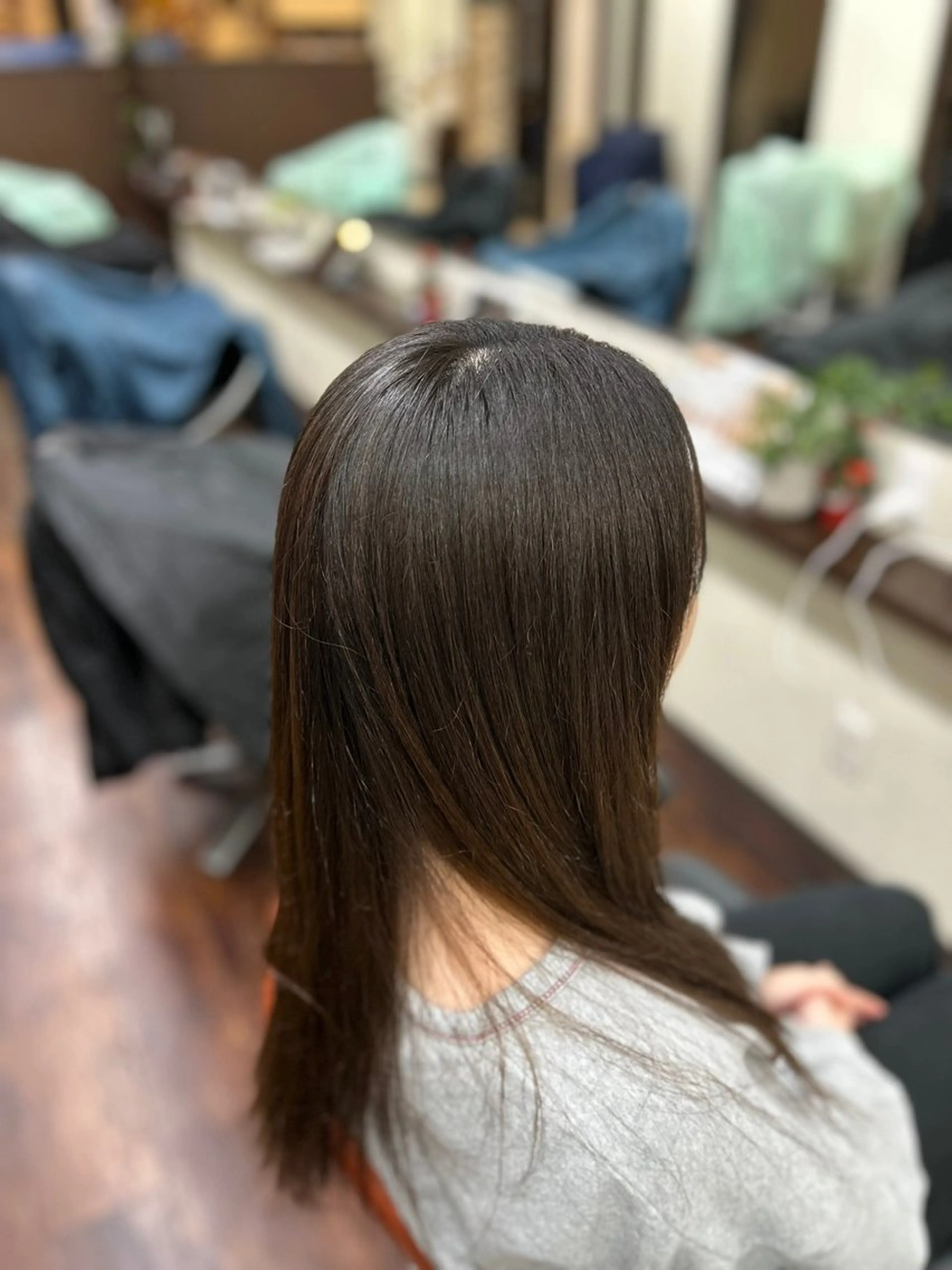 ロング 縮毛矯正 篠田 蒼のヘアスタイル