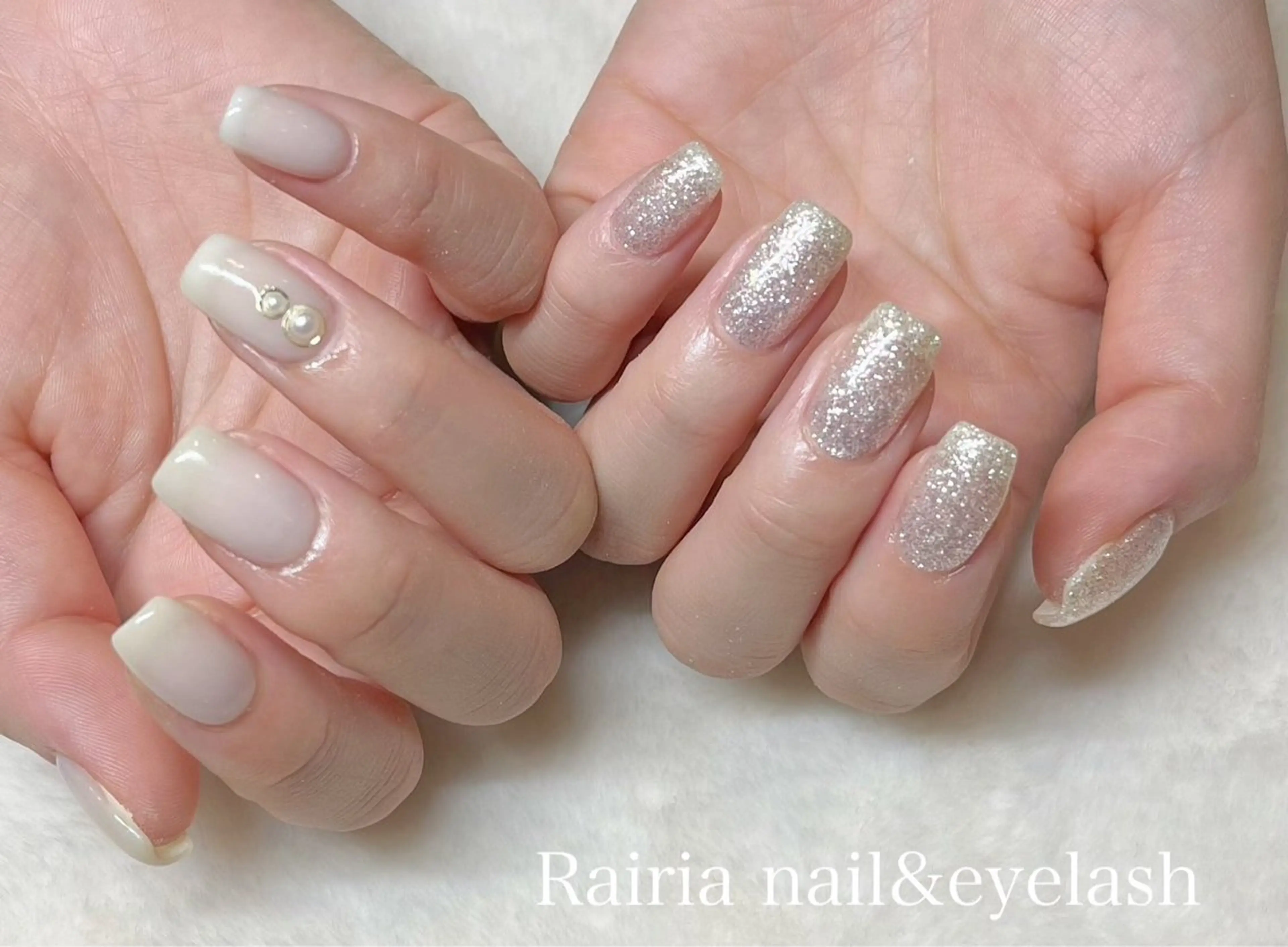 ネイル シンプルネイル Rairia   nail所属・屋敷 理奈のネイルデザイン