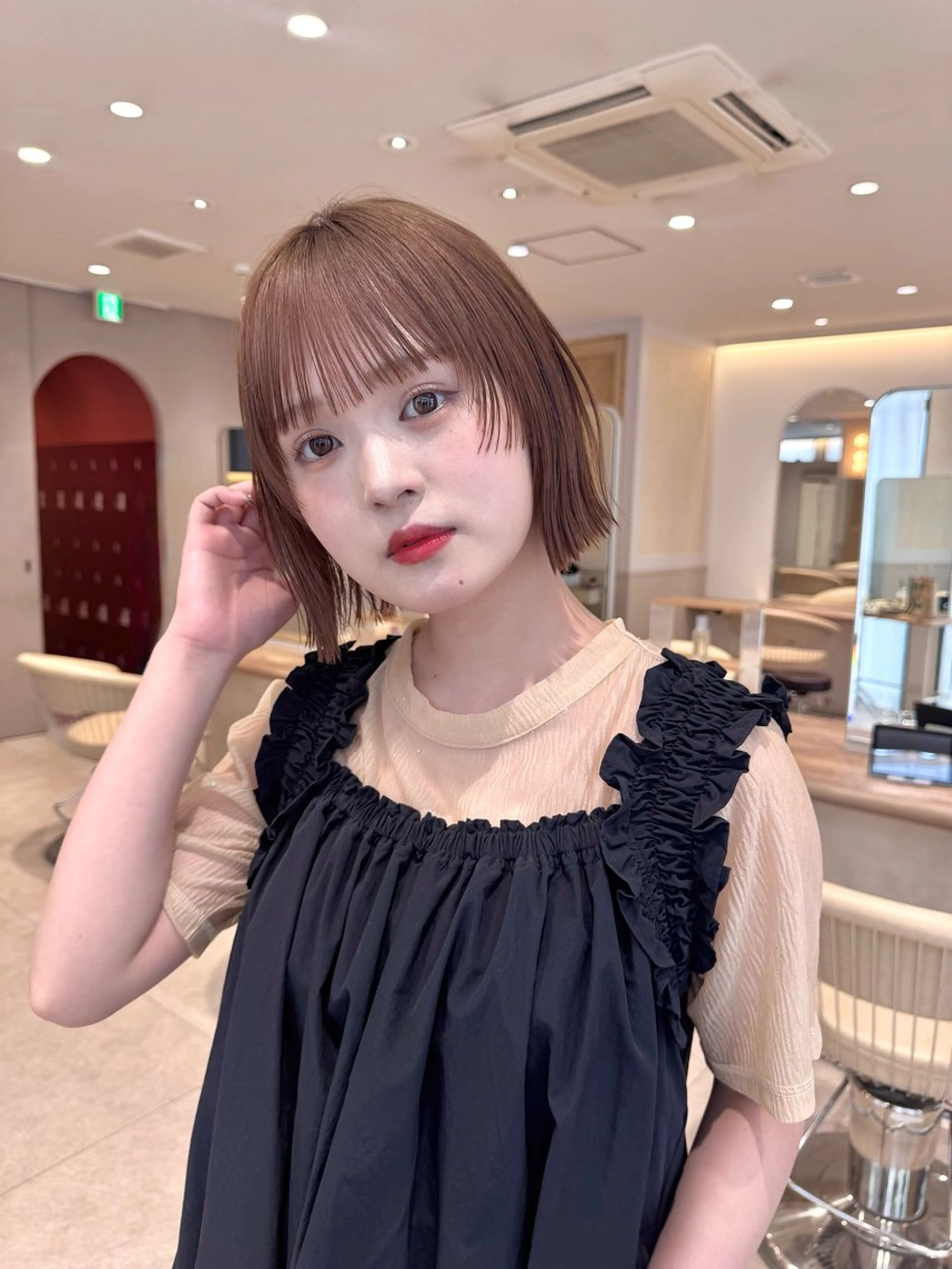 【ショート​〜​ボブの方限定💘】似合わせカット×透明感カラー×1stepトリートメント🫧の写真