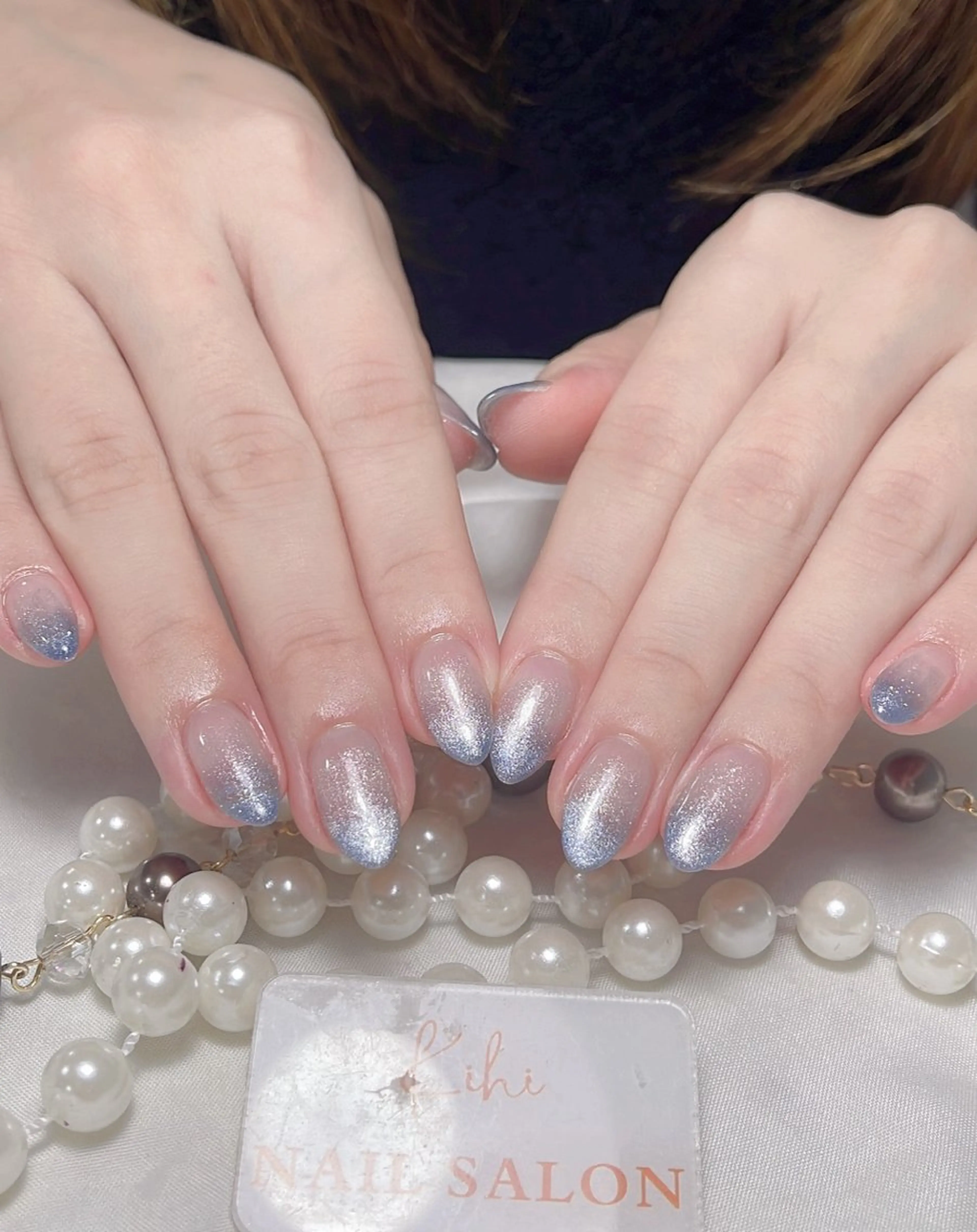 ネイル アートネイル フレンチネイル ジェルネイル グラデーション 韓国ネイル 村中 ハナのネイルデザイン