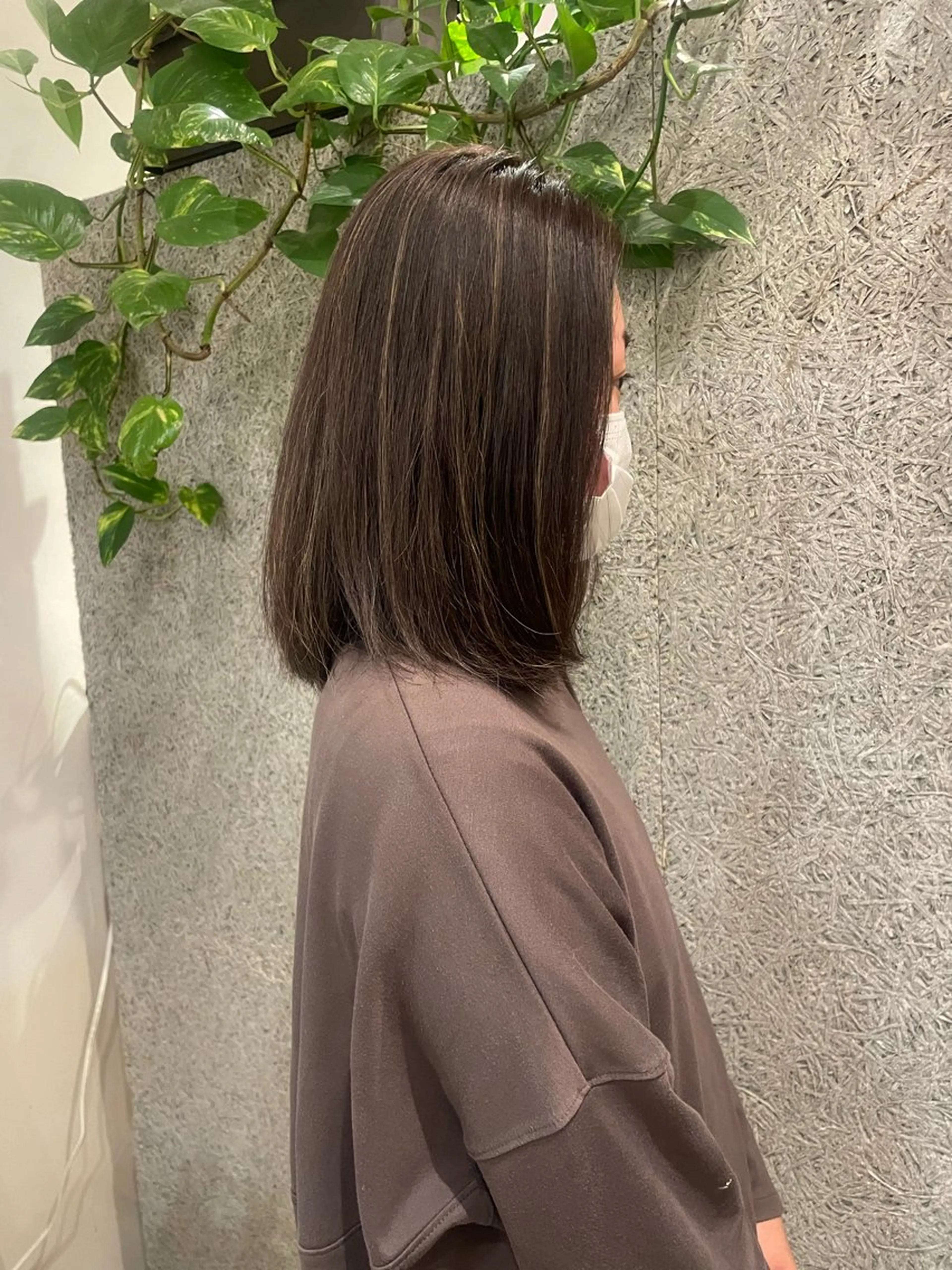 ミディアム カラー ハイライトカラー ハイライト ヘアカラー 髪質改善/Bloss om🌷高橋沙衣のヘアスタイル