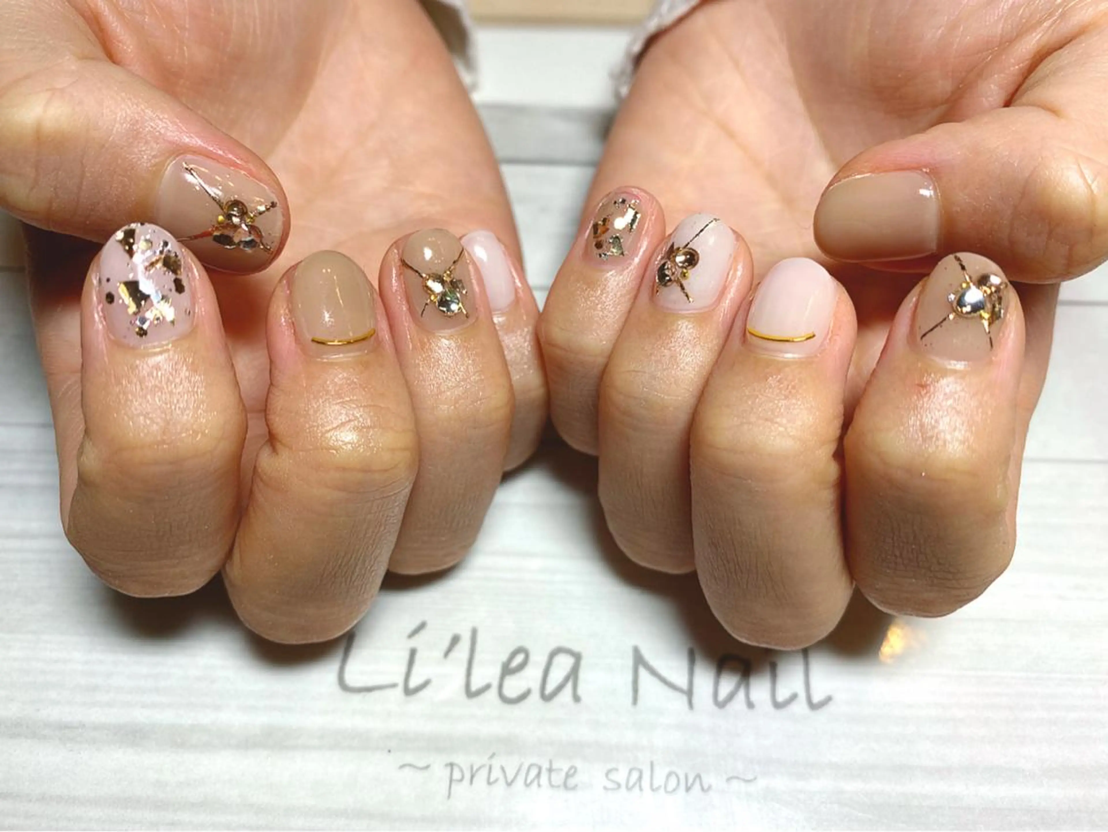 ネイル Li'leaNail AINAのネイルデザイン