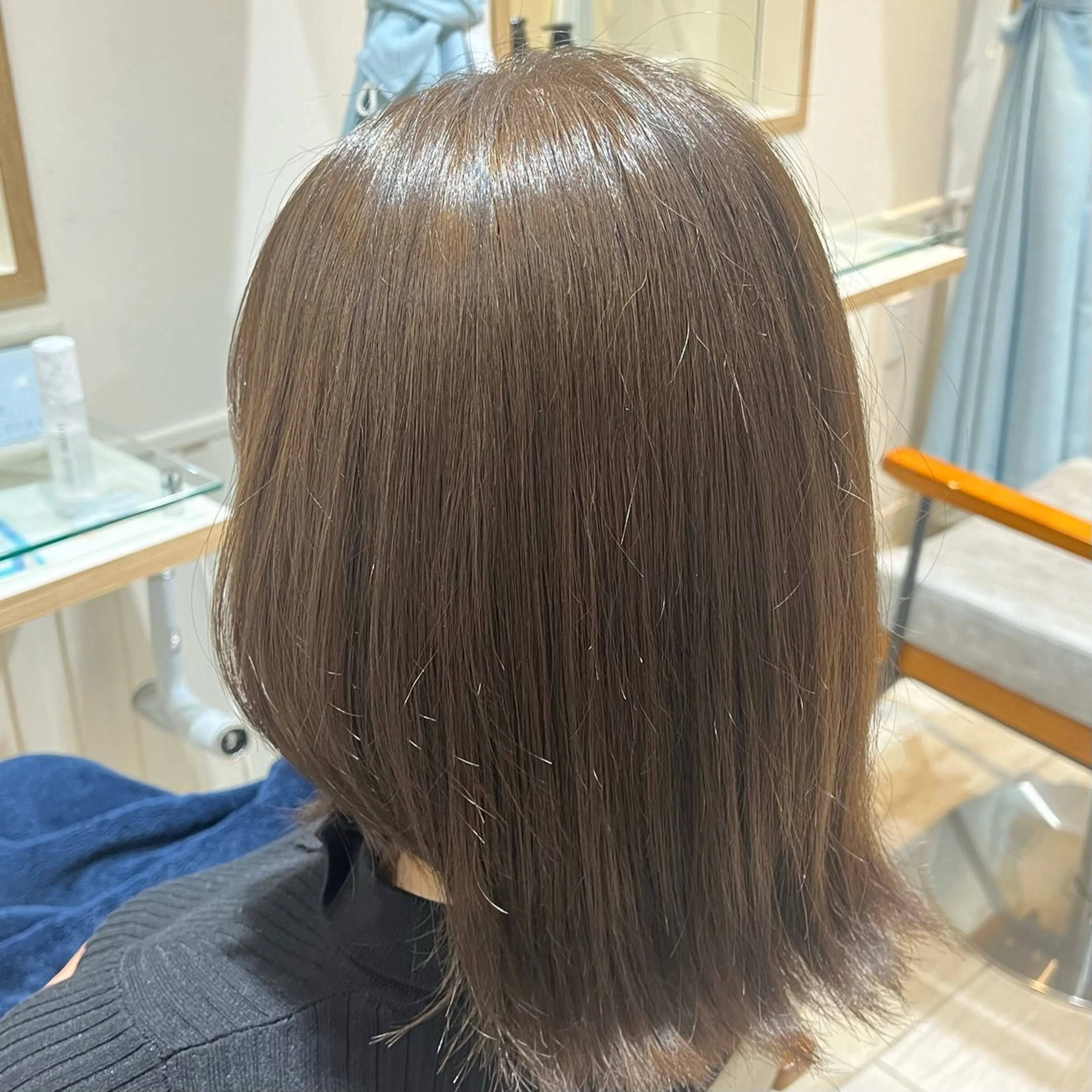 カラー アッシュ 透明感カラー オリーブアッシュ カットモデル募集中 𓂃⟡.·　サヤのヘアスタイル