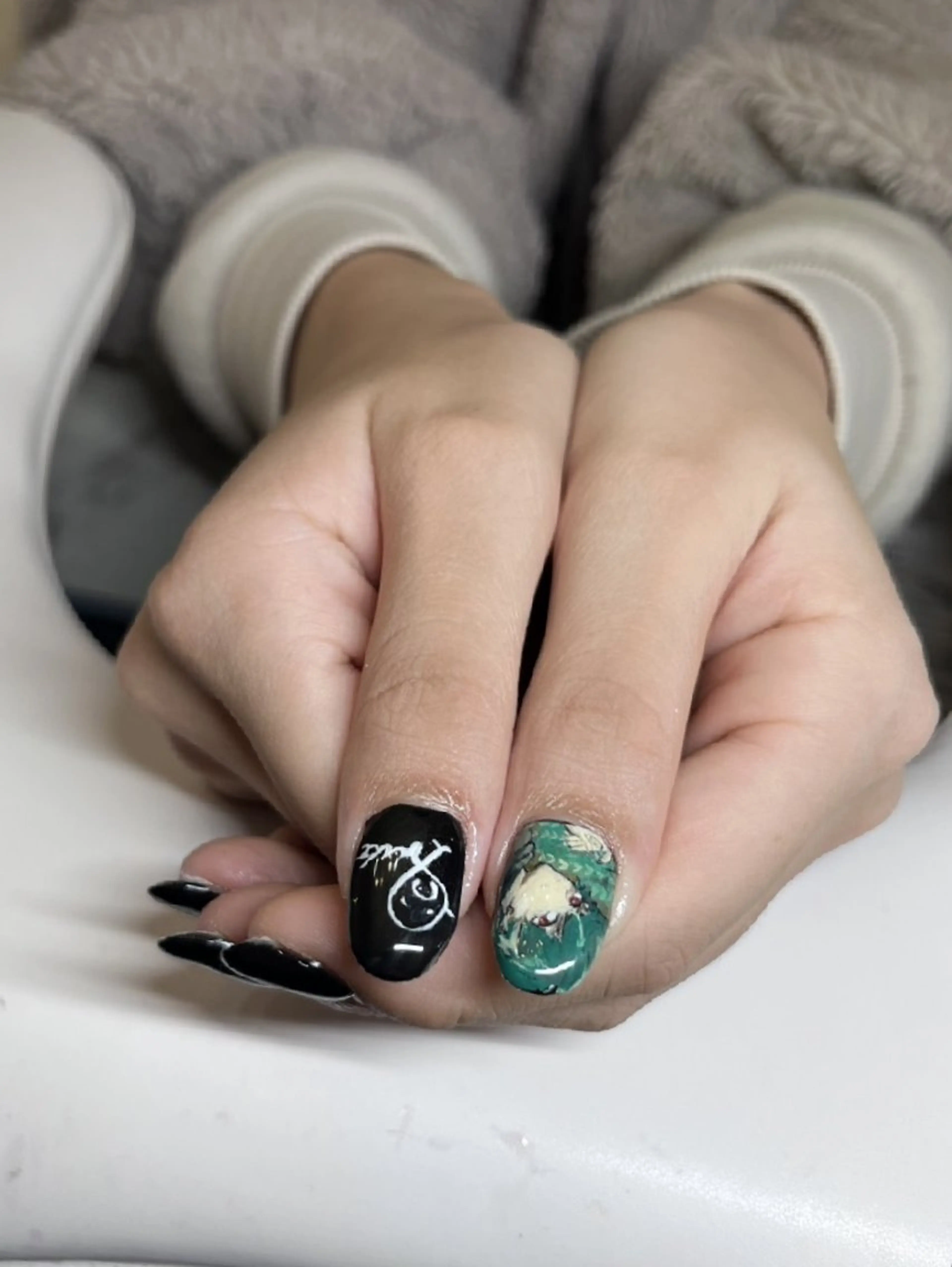 ネイル アートネイル ワンカラーネイル Re:JUvia JUMIのネイルデザイン