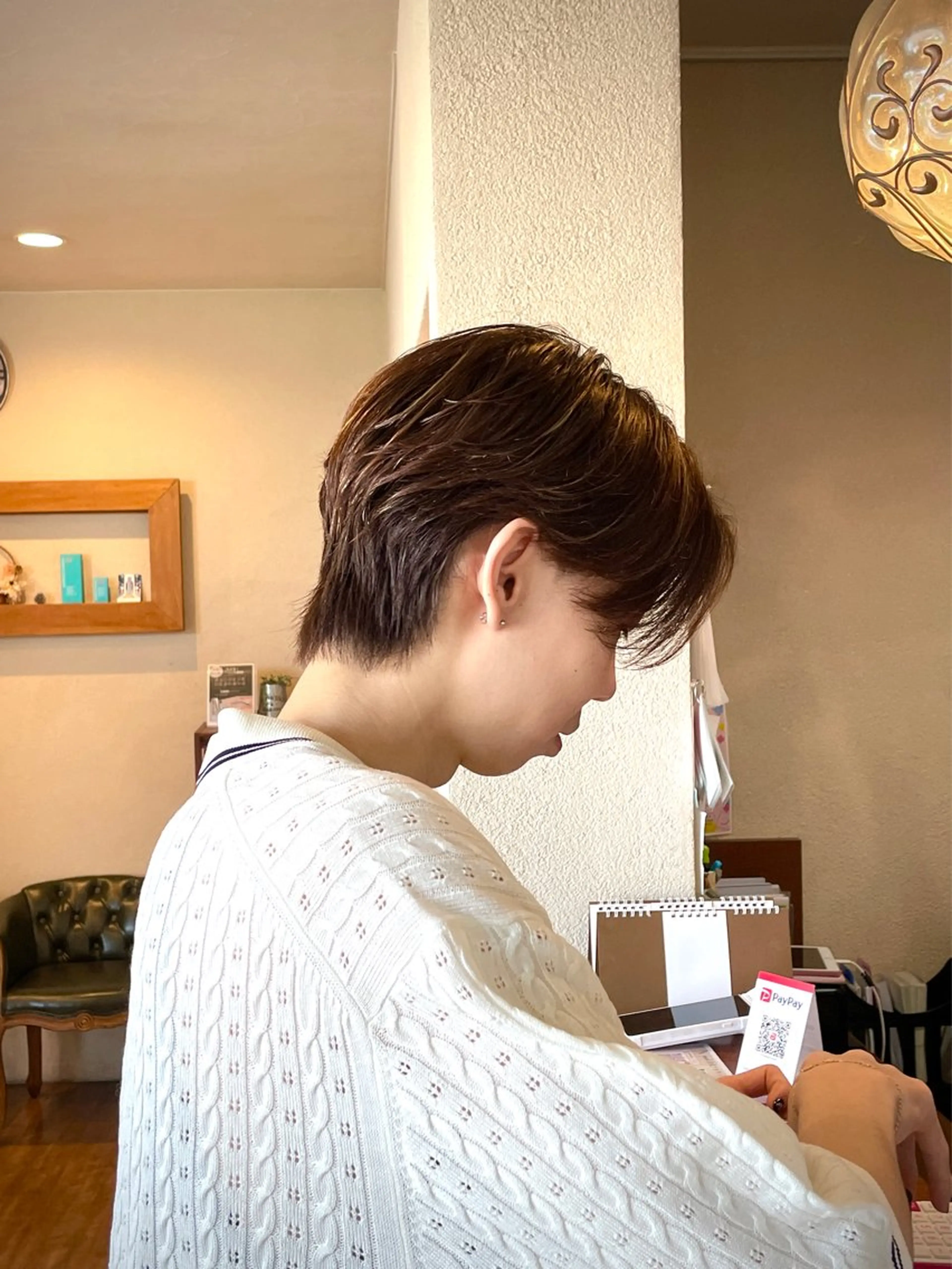 本日の空き⭕️🇰🇷韓国風ゆるパーマ　『カット&パーマ　TR付』の写真