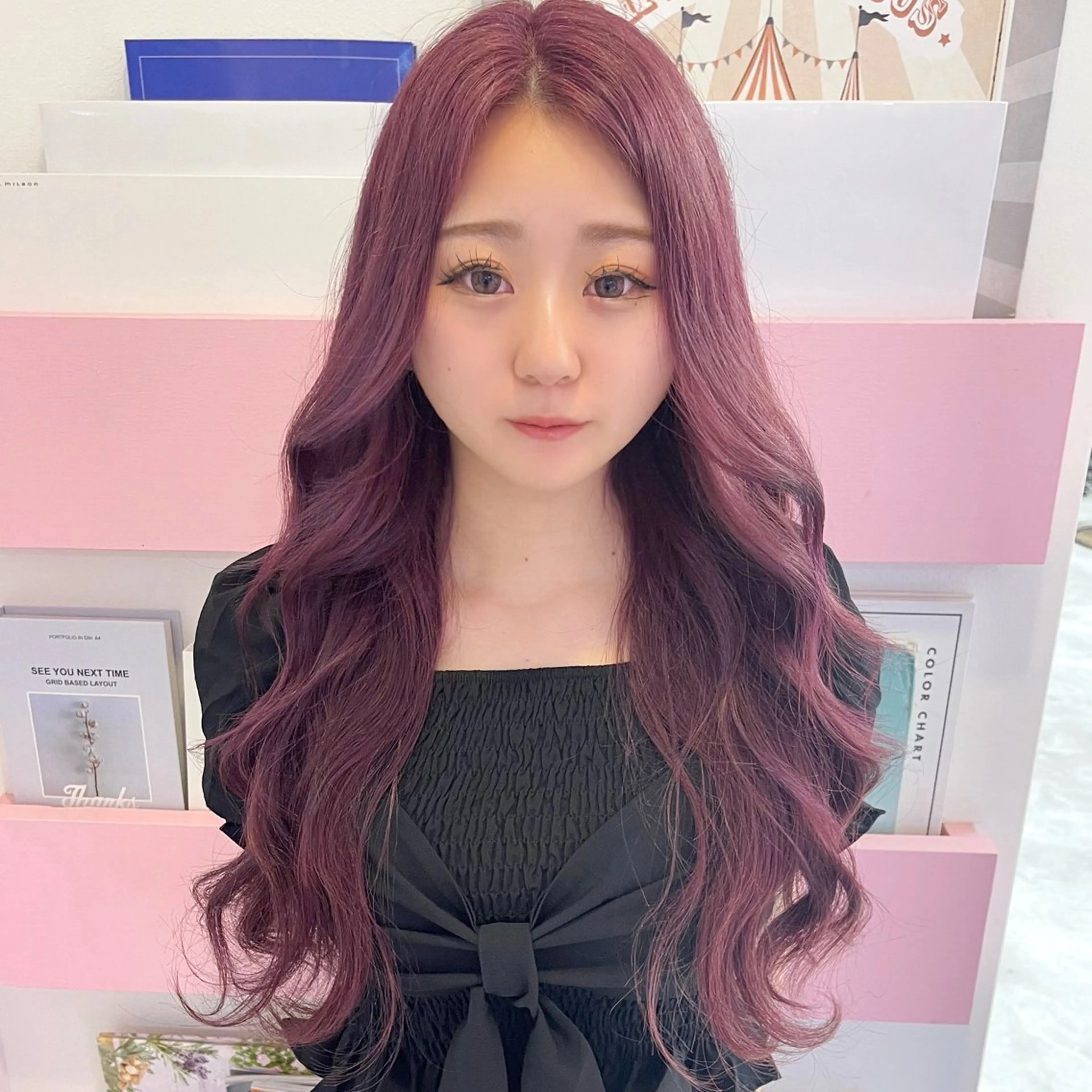 ロング カラー カット ヘアカラー 暖色/ミルクティー /レイヤー/マリア♡のヘアスタイル