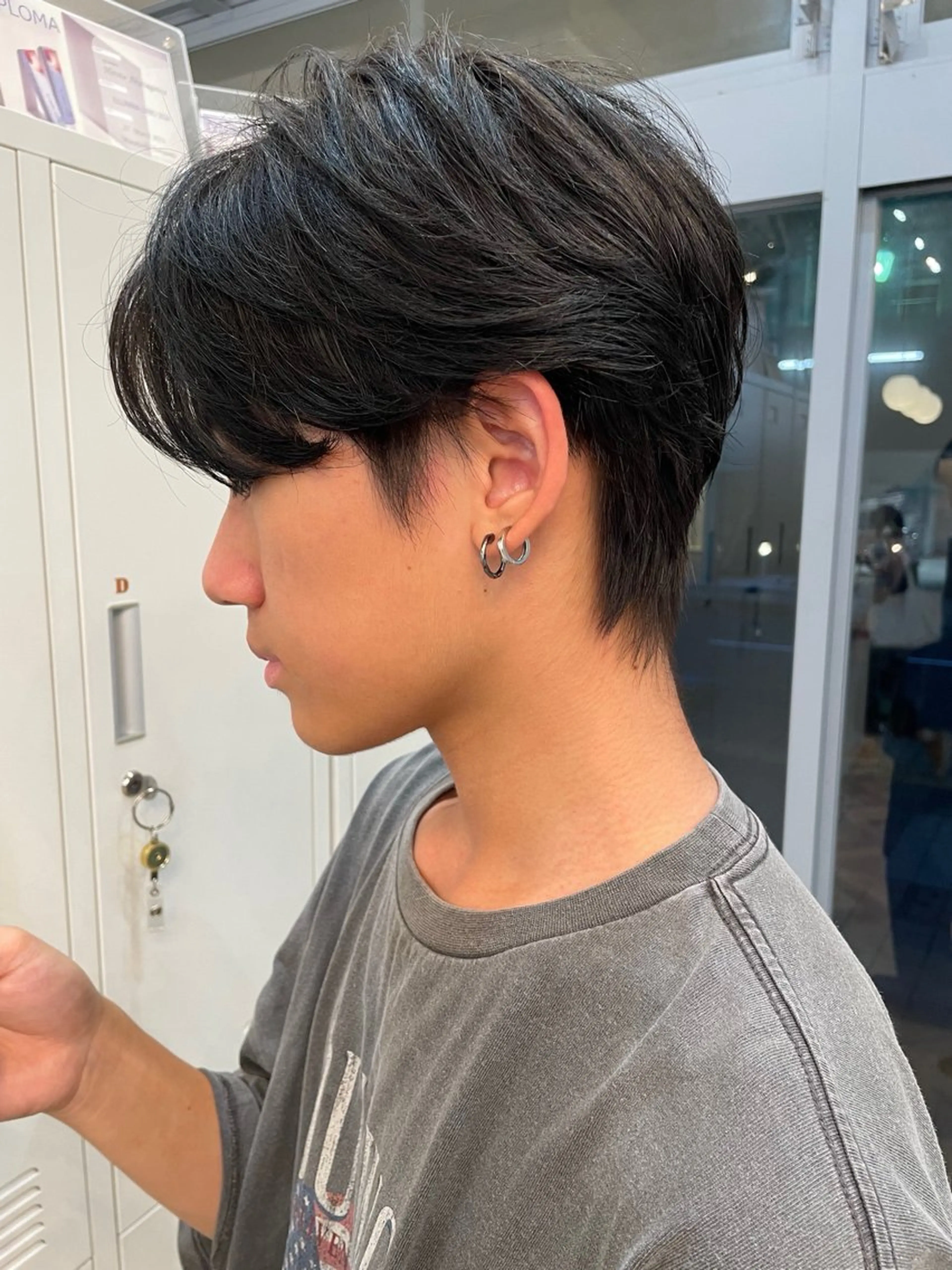 カラー メンズ ROMMY.所属・ナカノユウ/本厚木/ レイヤーカットのヘアスタイル