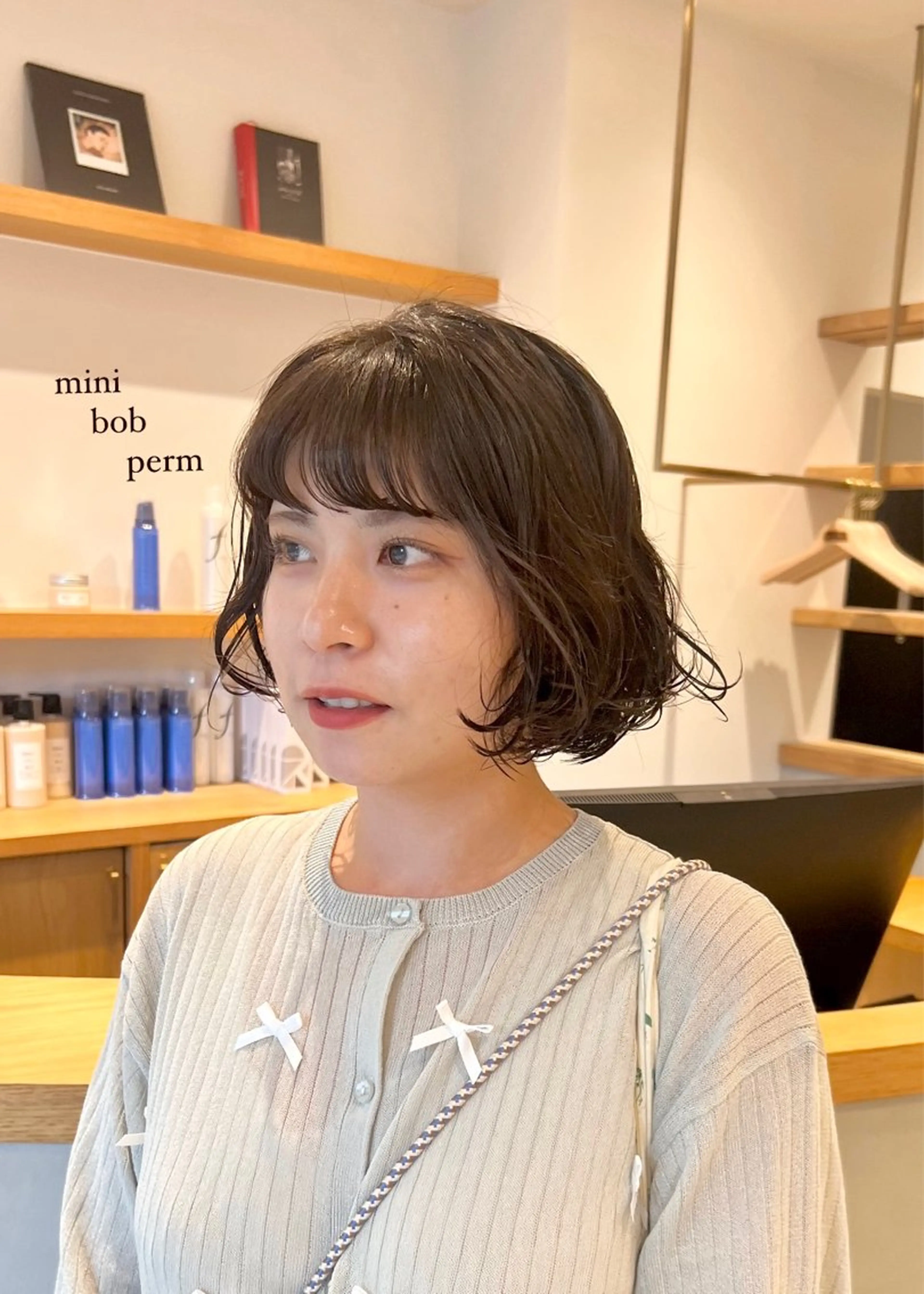 ショート ボブ パーマ/名古屋パーマ / コデラ ナナホのヘアスタイル