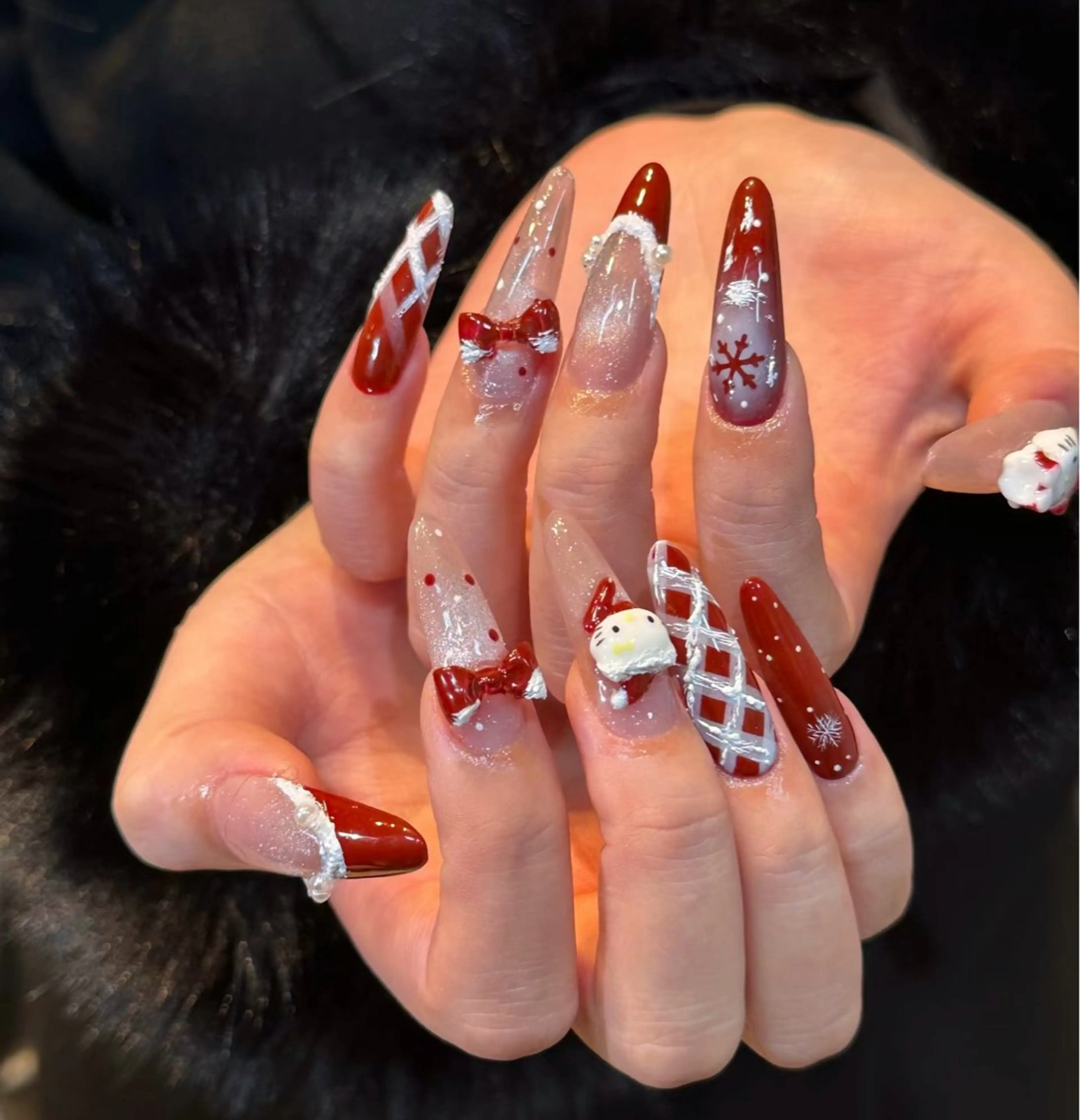 ネイル アートネイル オーロラネイル チークネイル 長さ出し フットネイル ハンドネイル Blossom nail【ブラソンネイル】所属・Blossom nail_Yuniのネイルデザイン