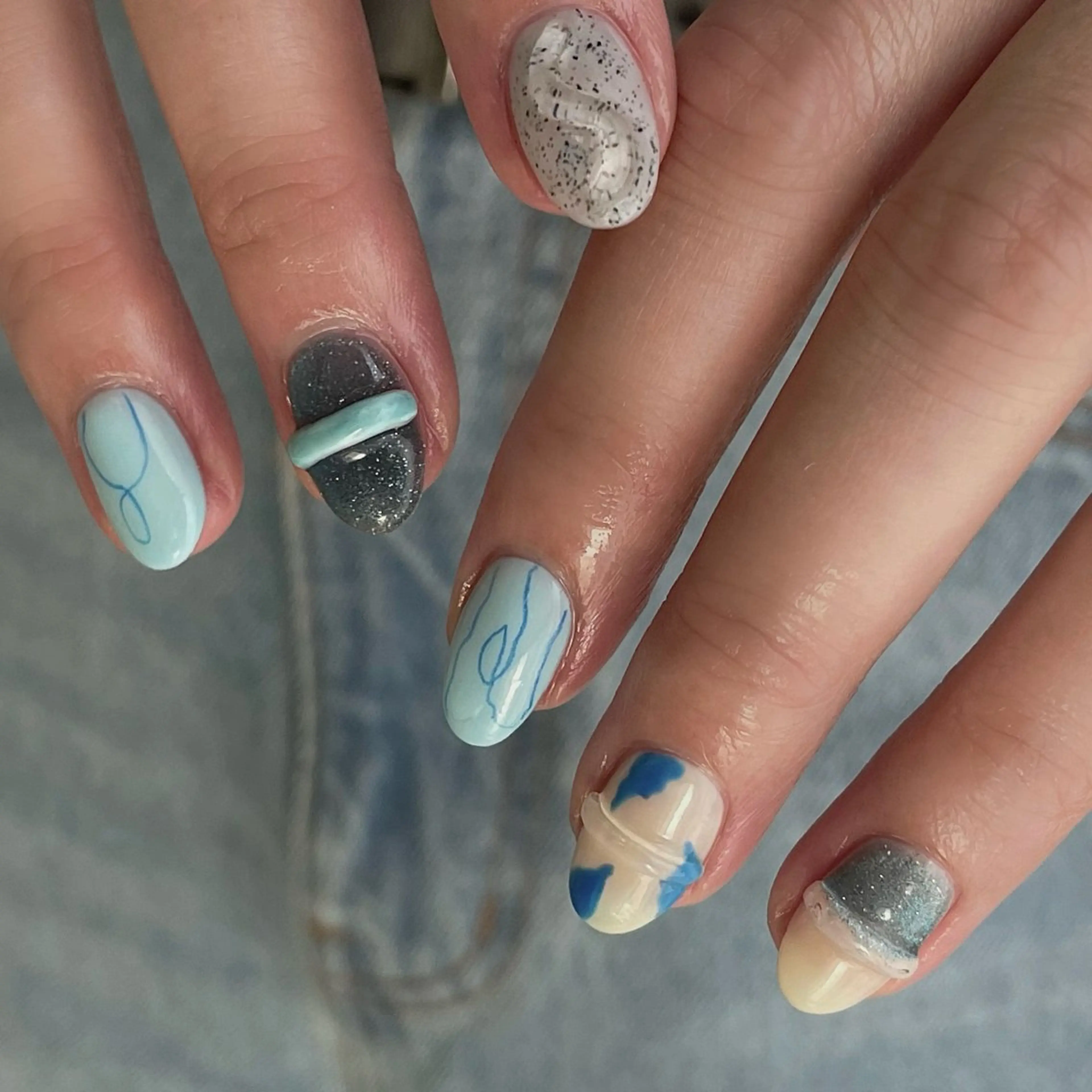 ネイル ハンドネイル ハンドケア KEY〜 MANAのネイルデザイン