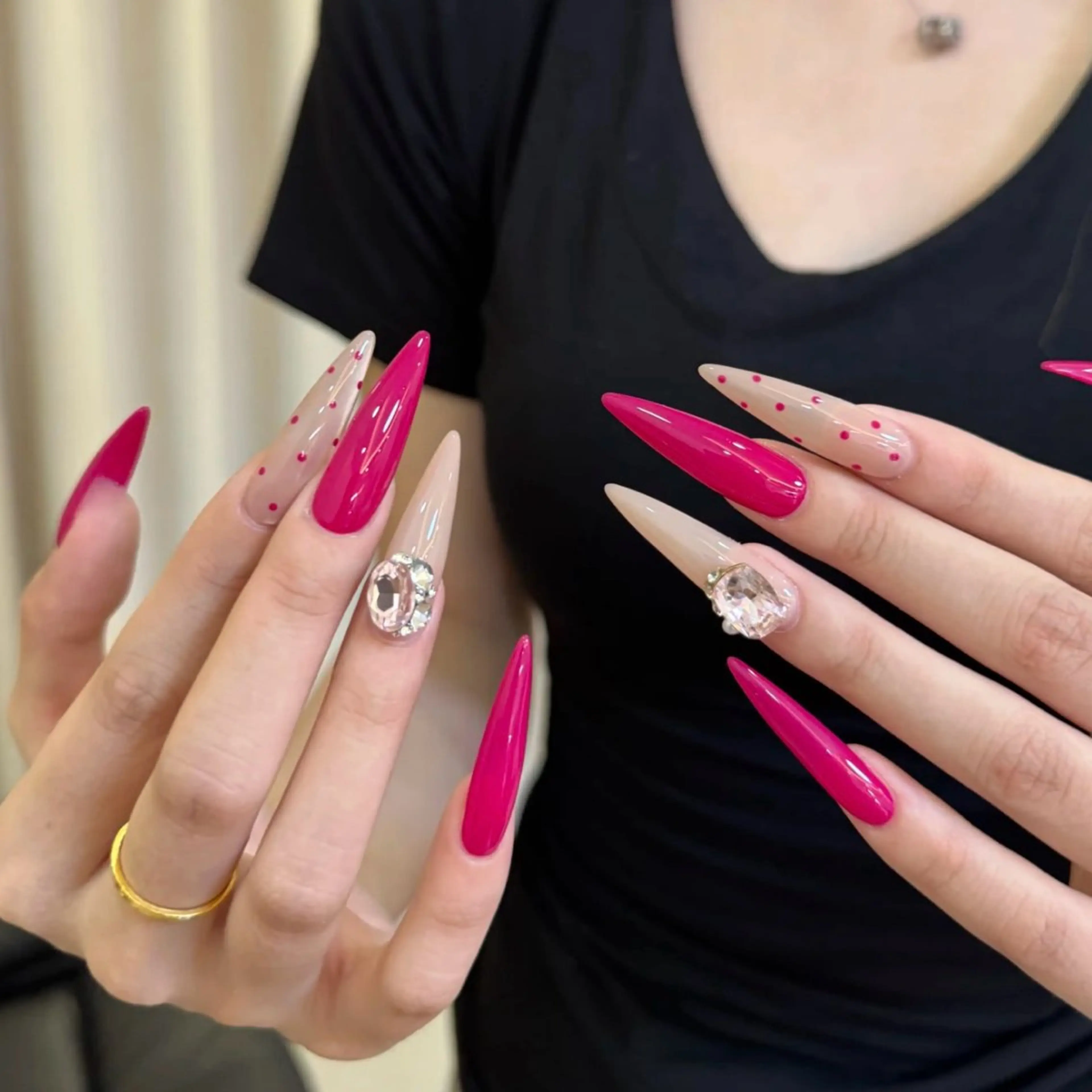 ネイル 長さ出し シンプルネイル Nail salon Amoureuse ネイルサロン アムルーズ所属・ネイリスト ミクのネイルデザイン