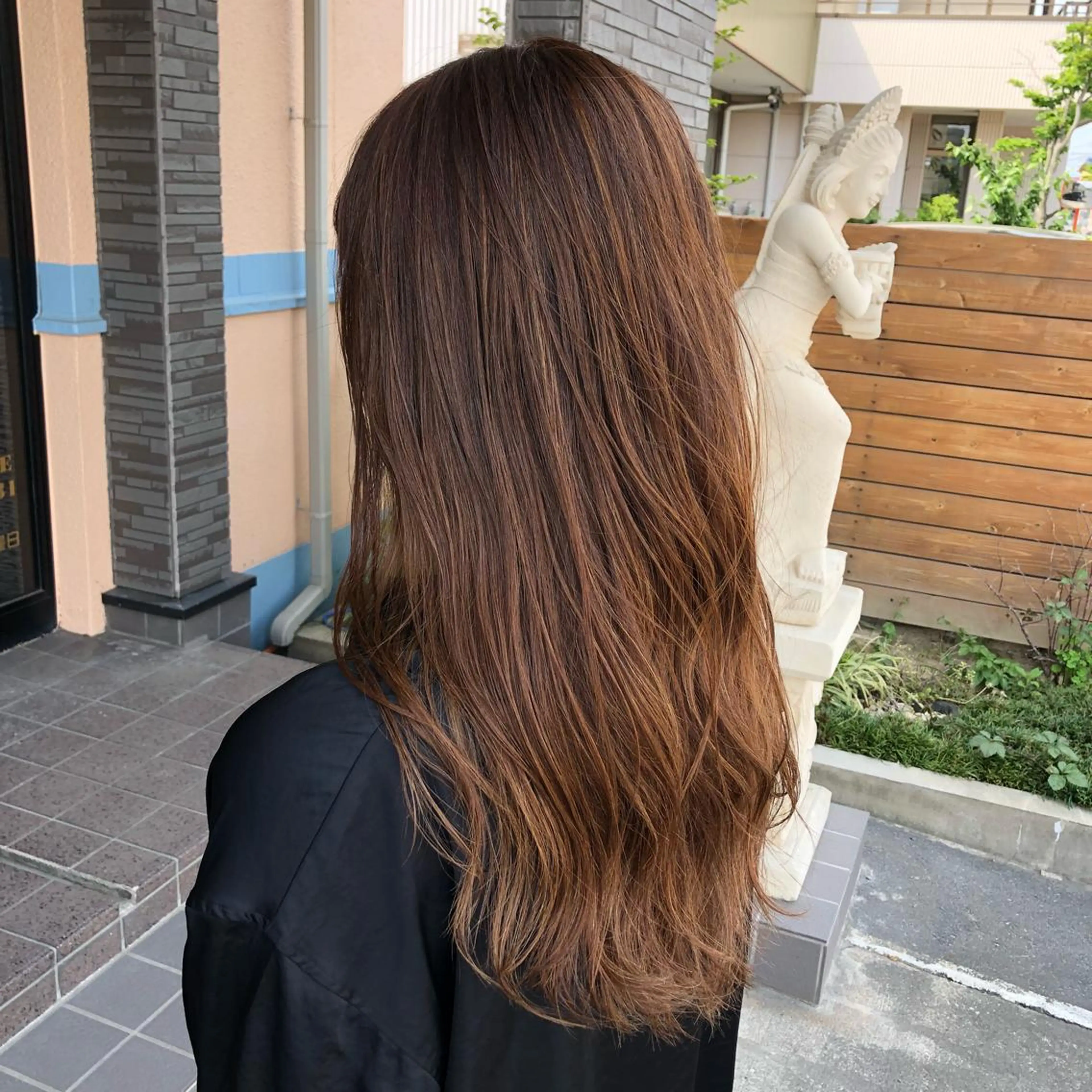 ロング カラー ベージュカラー ハイライトカラー ハイライト 4-rest garden （フォーレストガーデン）所属・金井 直樹のヘアスタイル