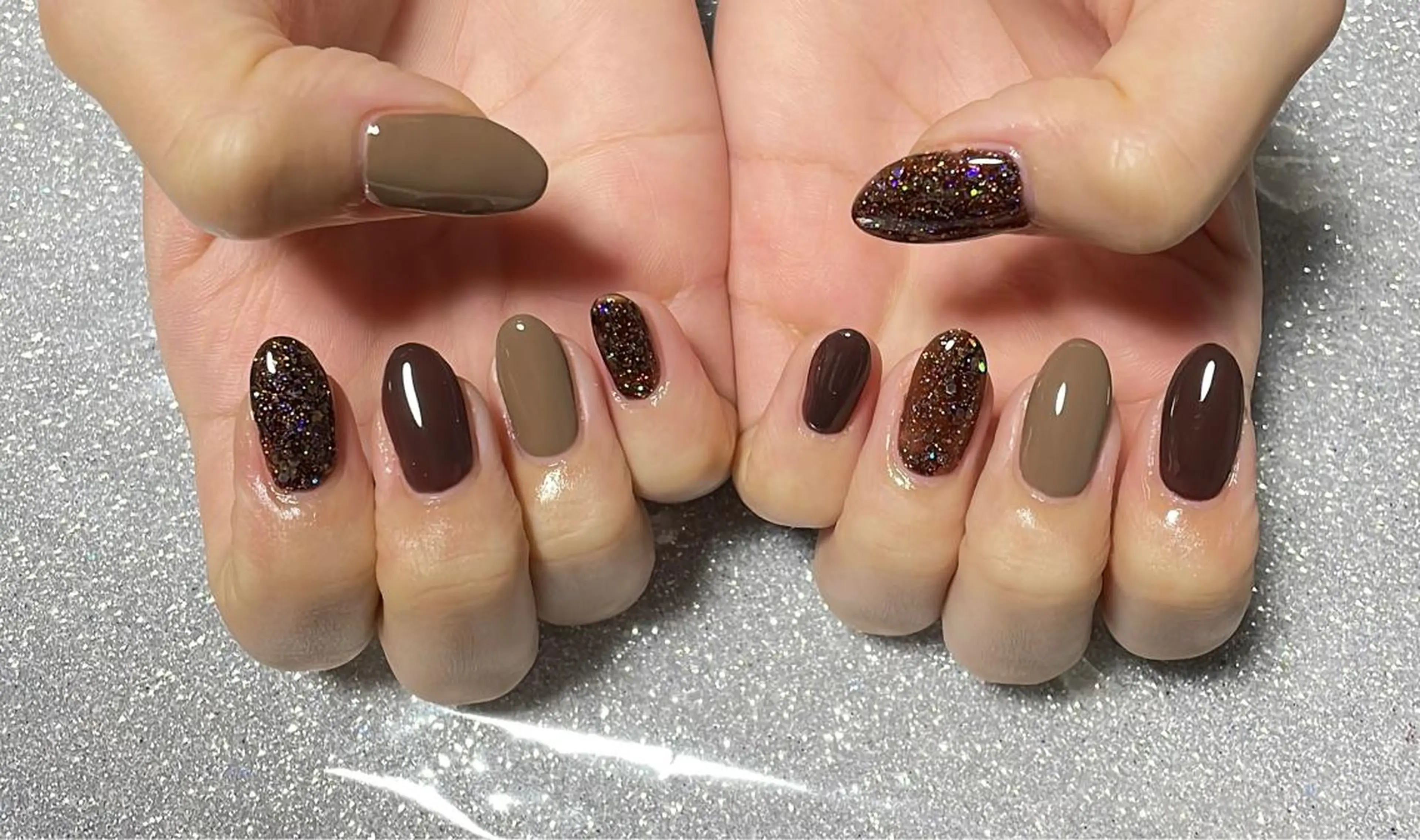 ネイル ハンドネイル VIERU 🌈🎀💖のネイルデザイン