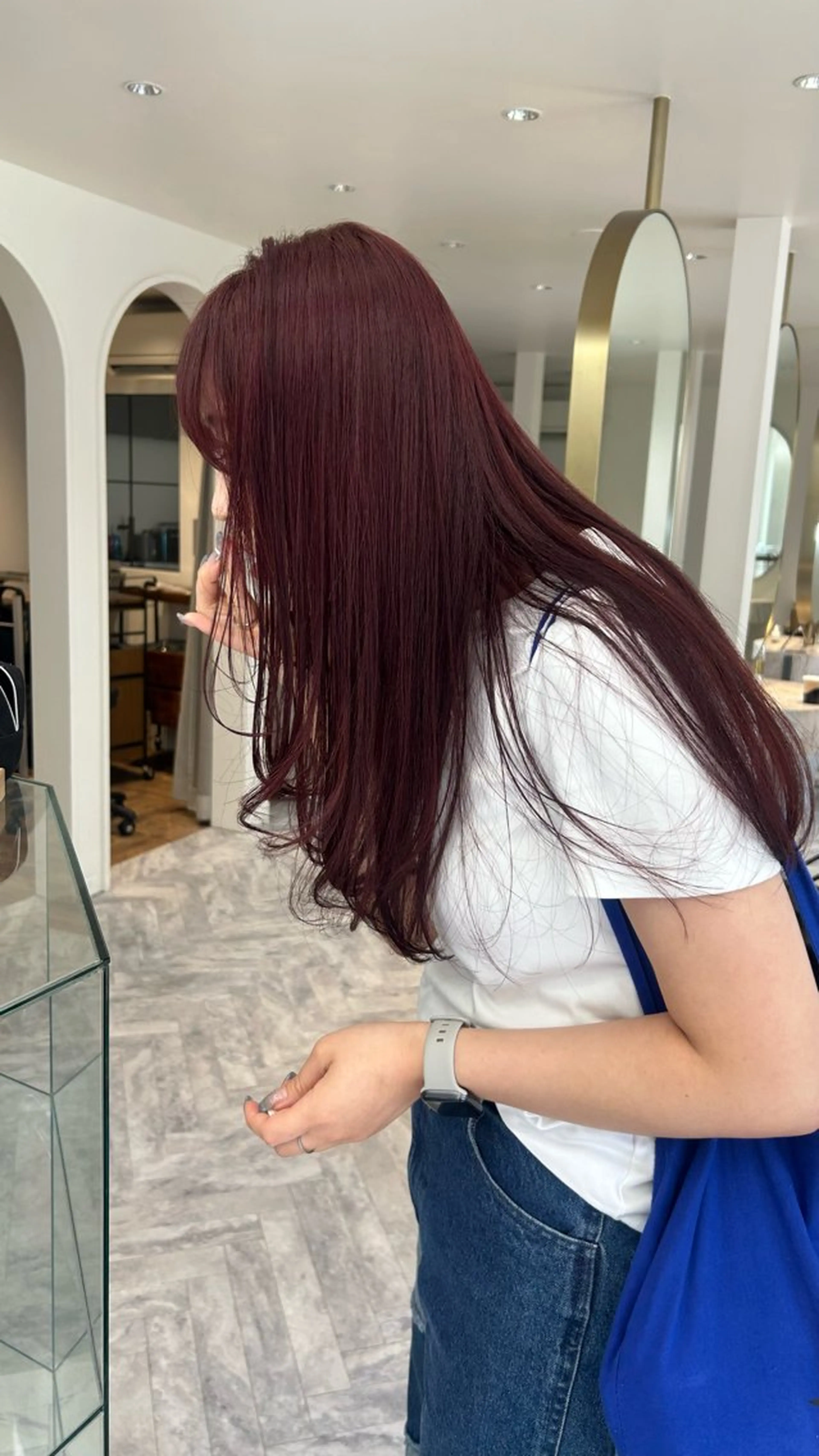 ロング カラー ヘアカラー じゅわっと暖色カラー 🍊Moemiのヘアスタイル