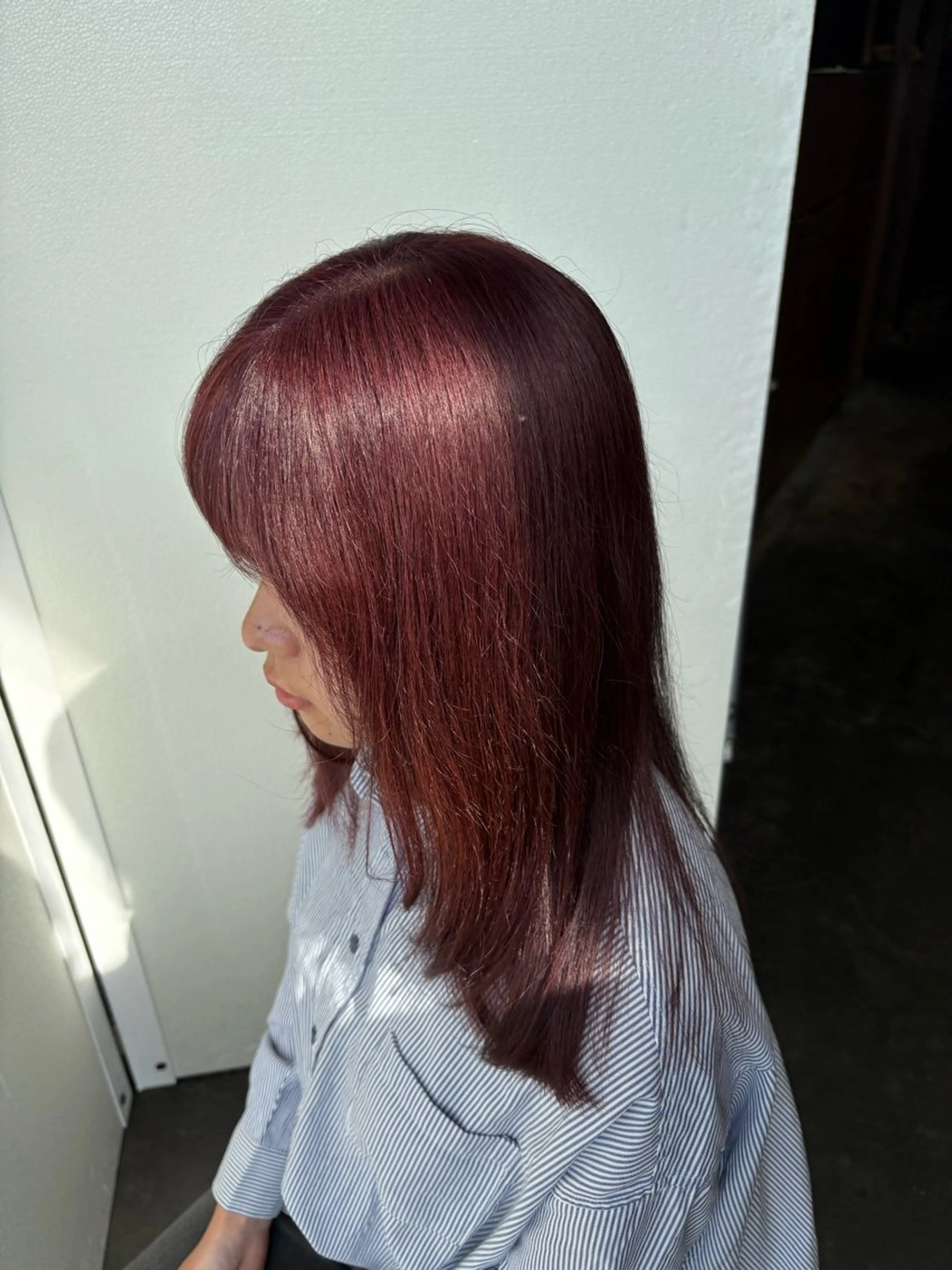 ロング カラー ラベンダーカラー ラベンダーピンク ピンクカラー ヘアカラー SARAJU仁川 _aya🌼のヘアスタイル