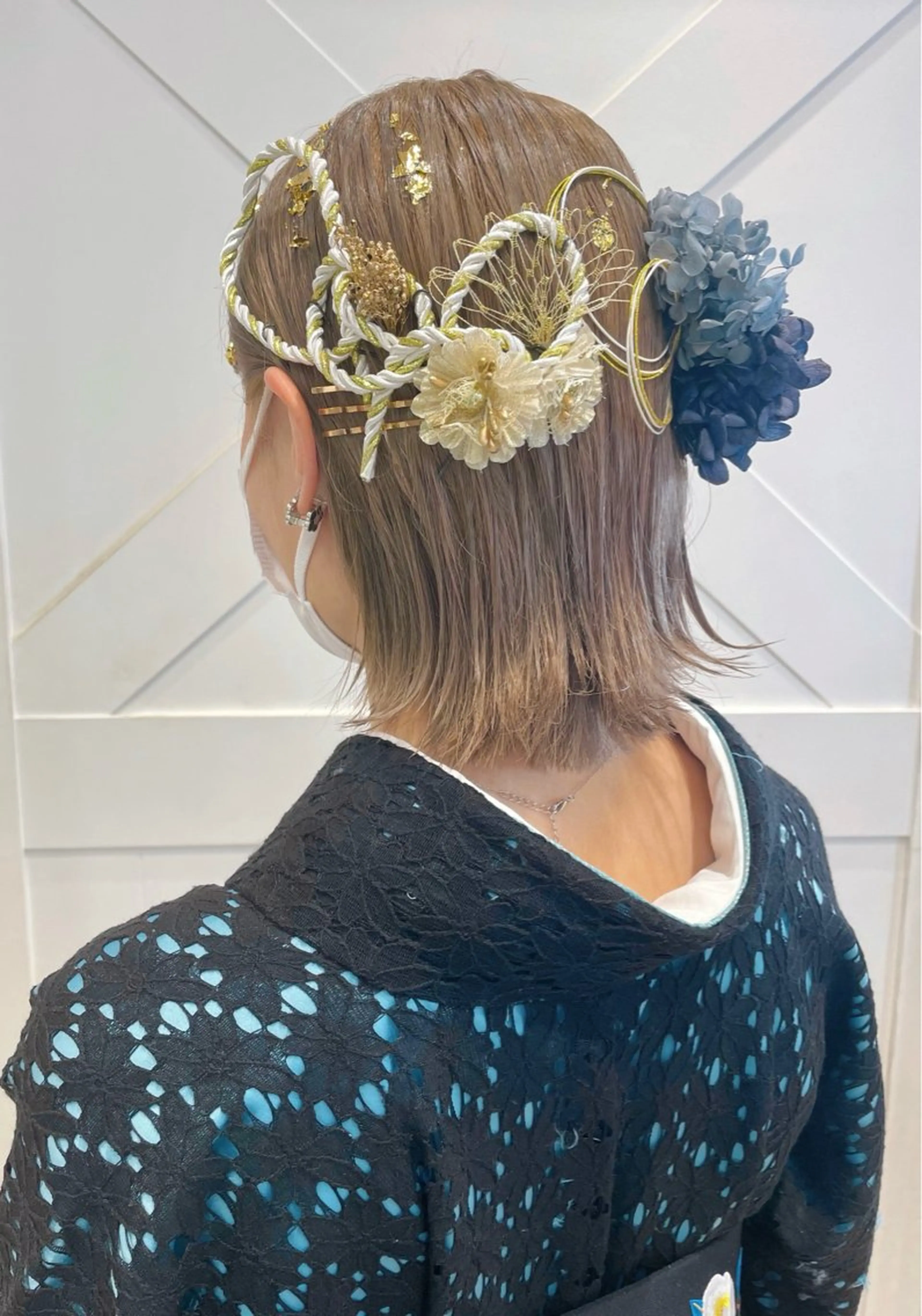 着付け 🌺ウルフカット職人 新垣渚🐺のヘアスタイル