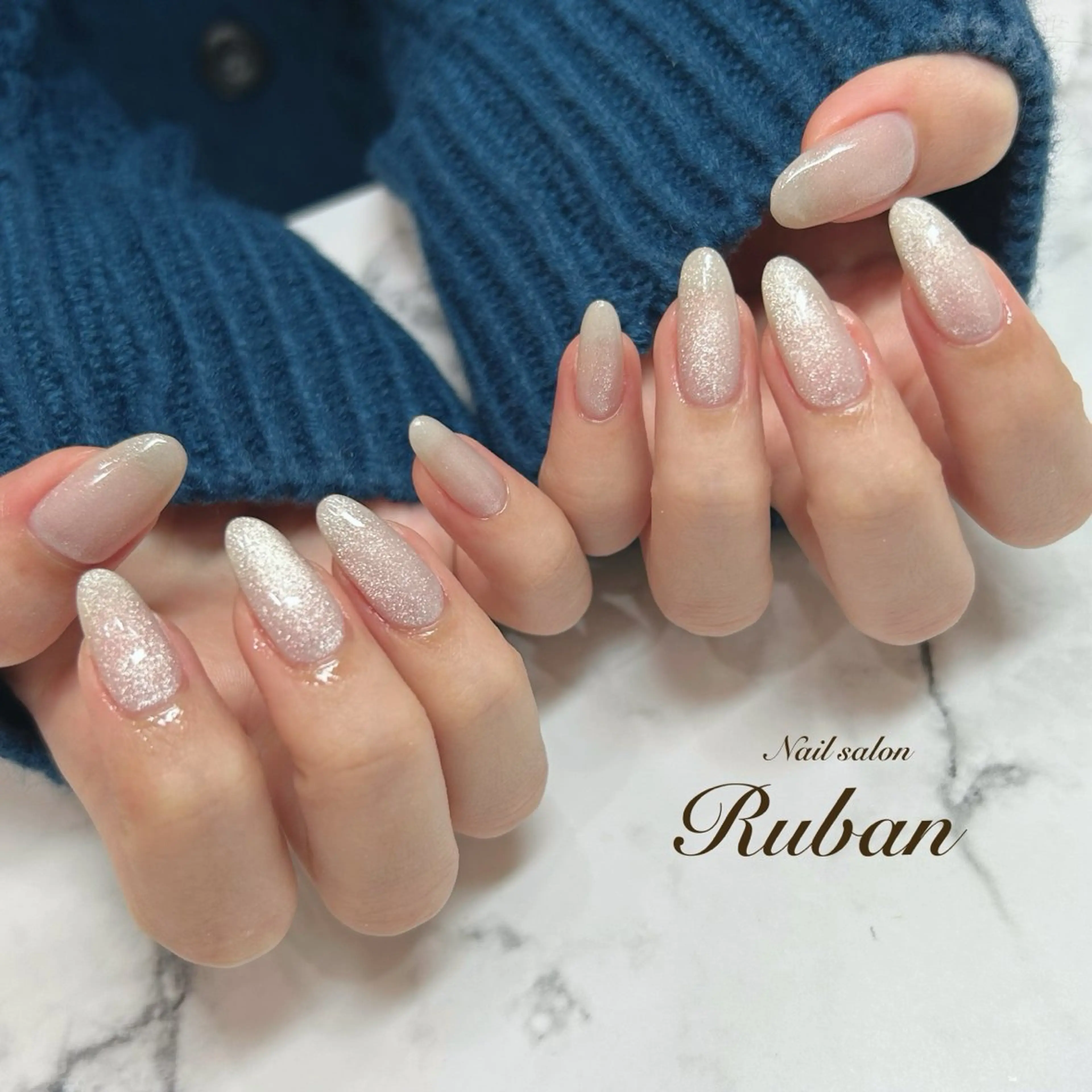 ネイル マグネットネイル ワンカラーネイル Nail salon Ruban所属・Nail salon Rubanのネイルデザイン