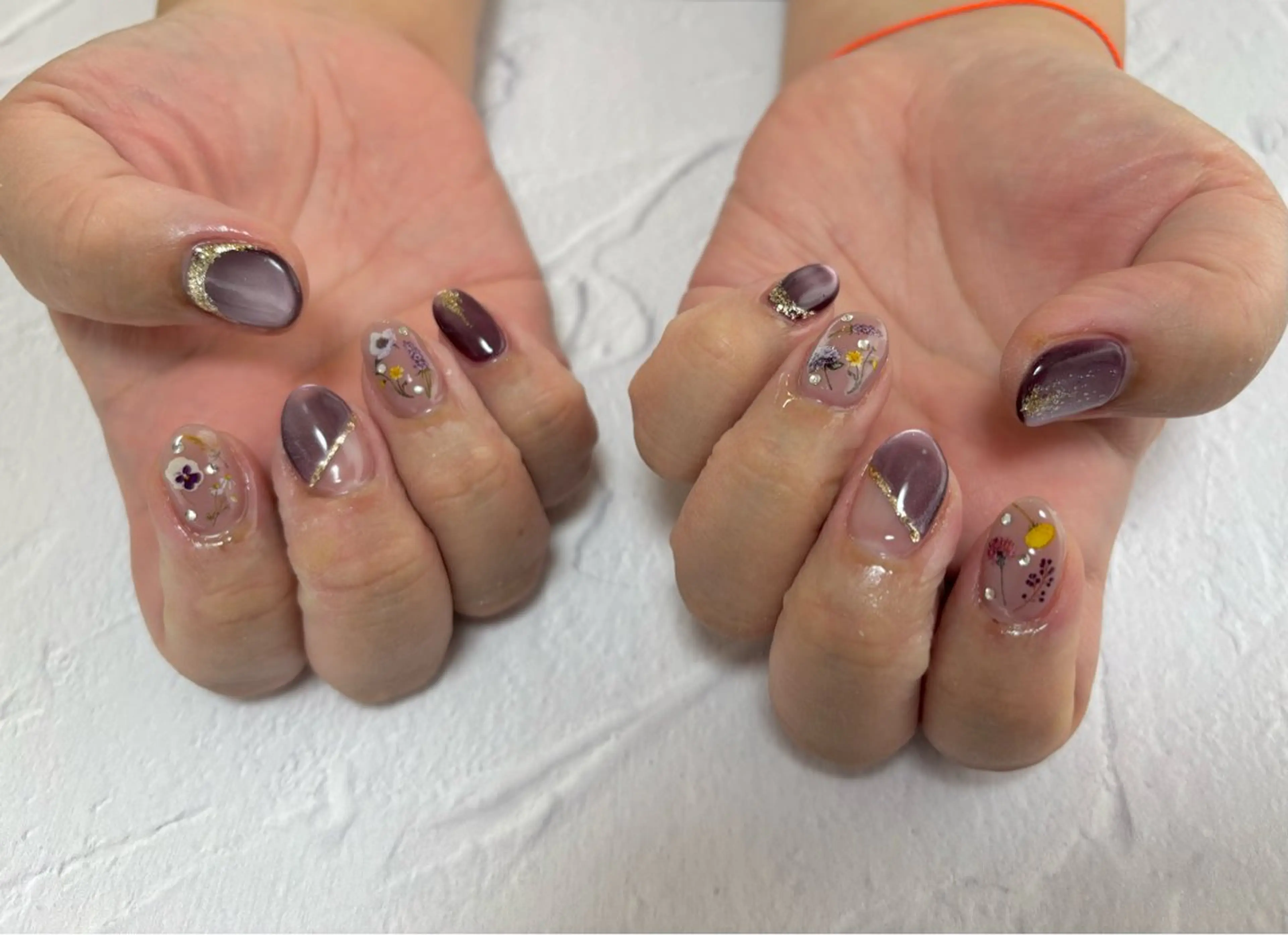 ネイル 愛川町 あんすりうむのネイルデザイン