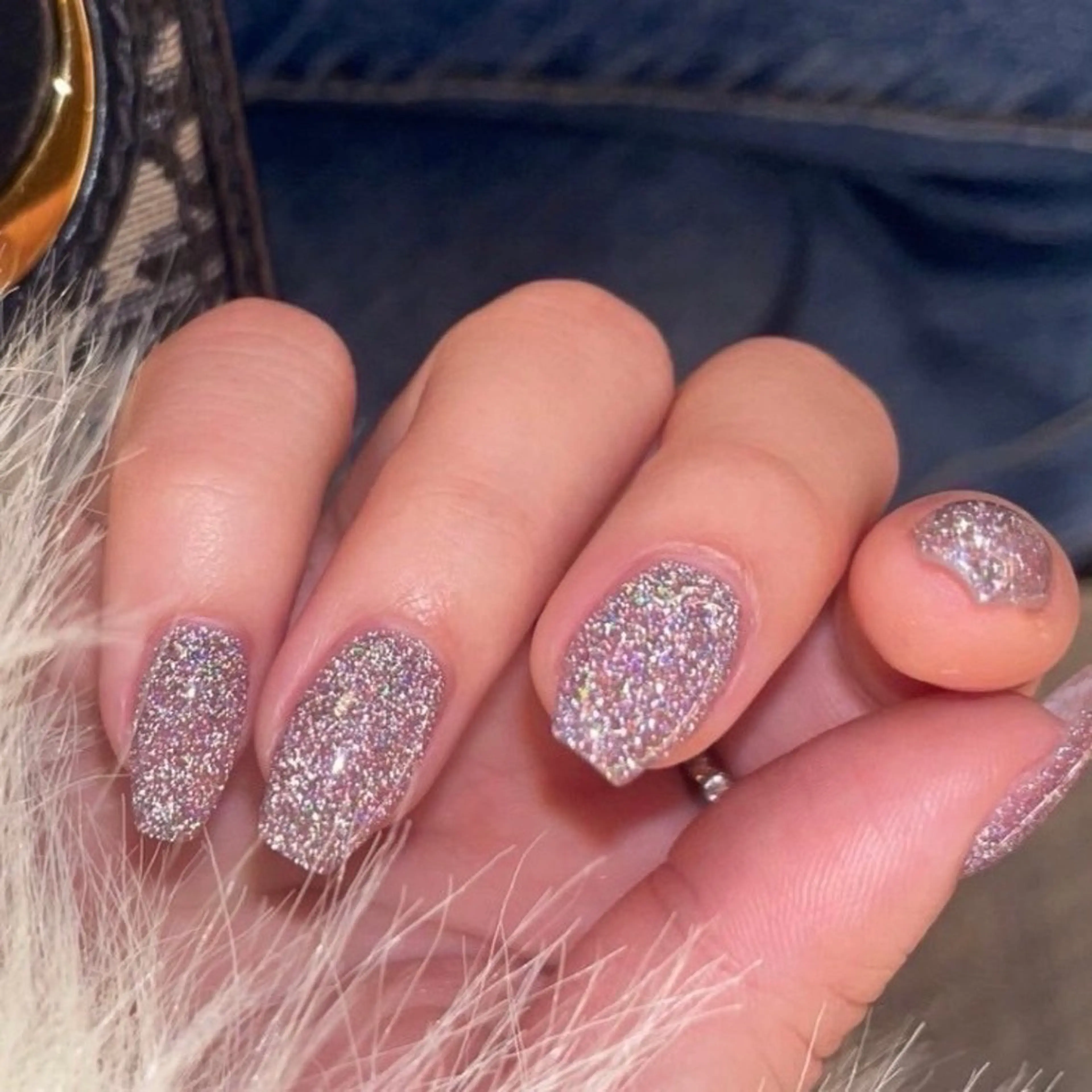 ネイル ラメ(グリッター) ワンカラーネイル ハンドネイル フットネイル limo/ kotomiのネイルデザイン