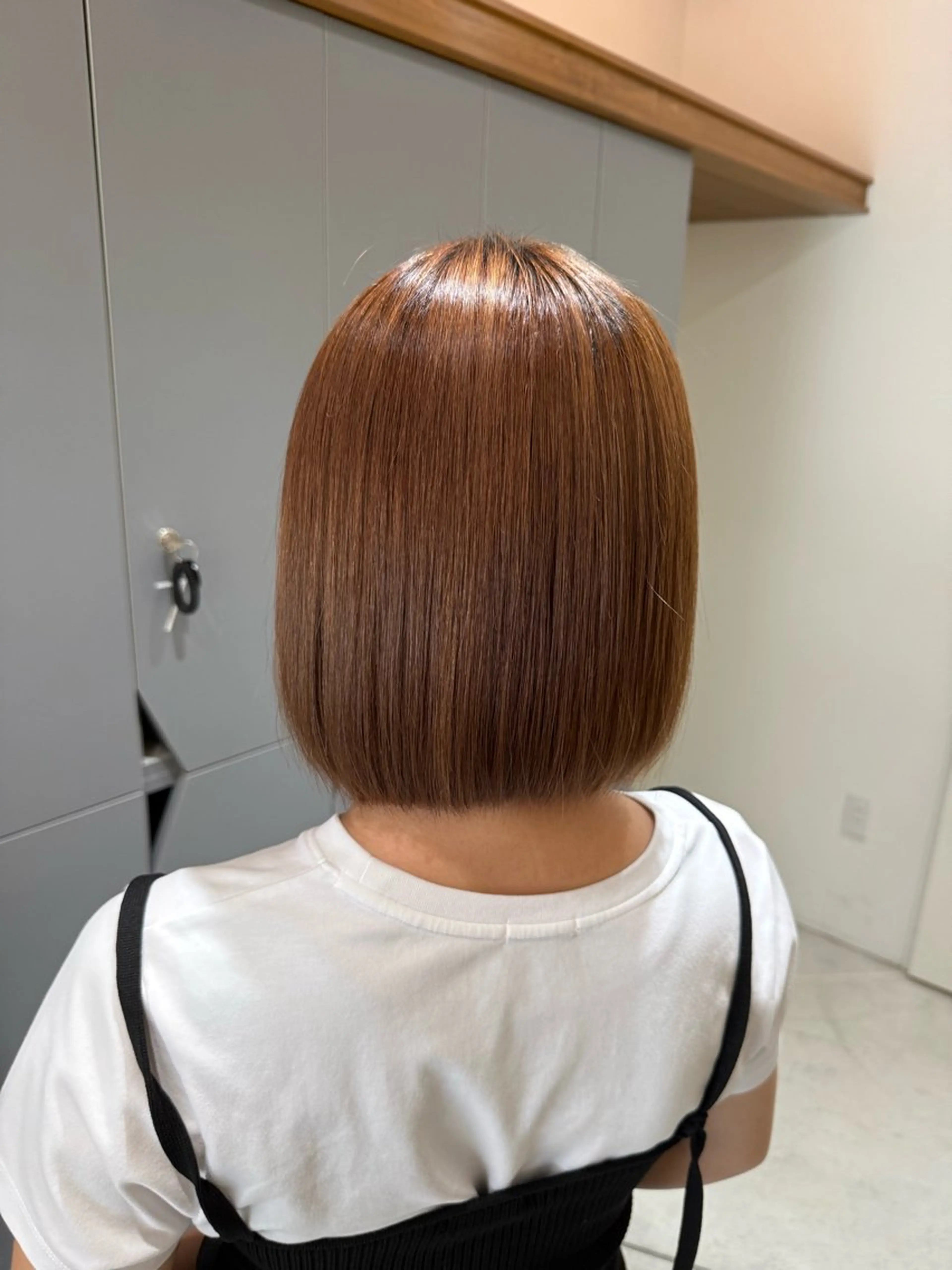 縮毛矯正 金田 彩花のヘアスタイル