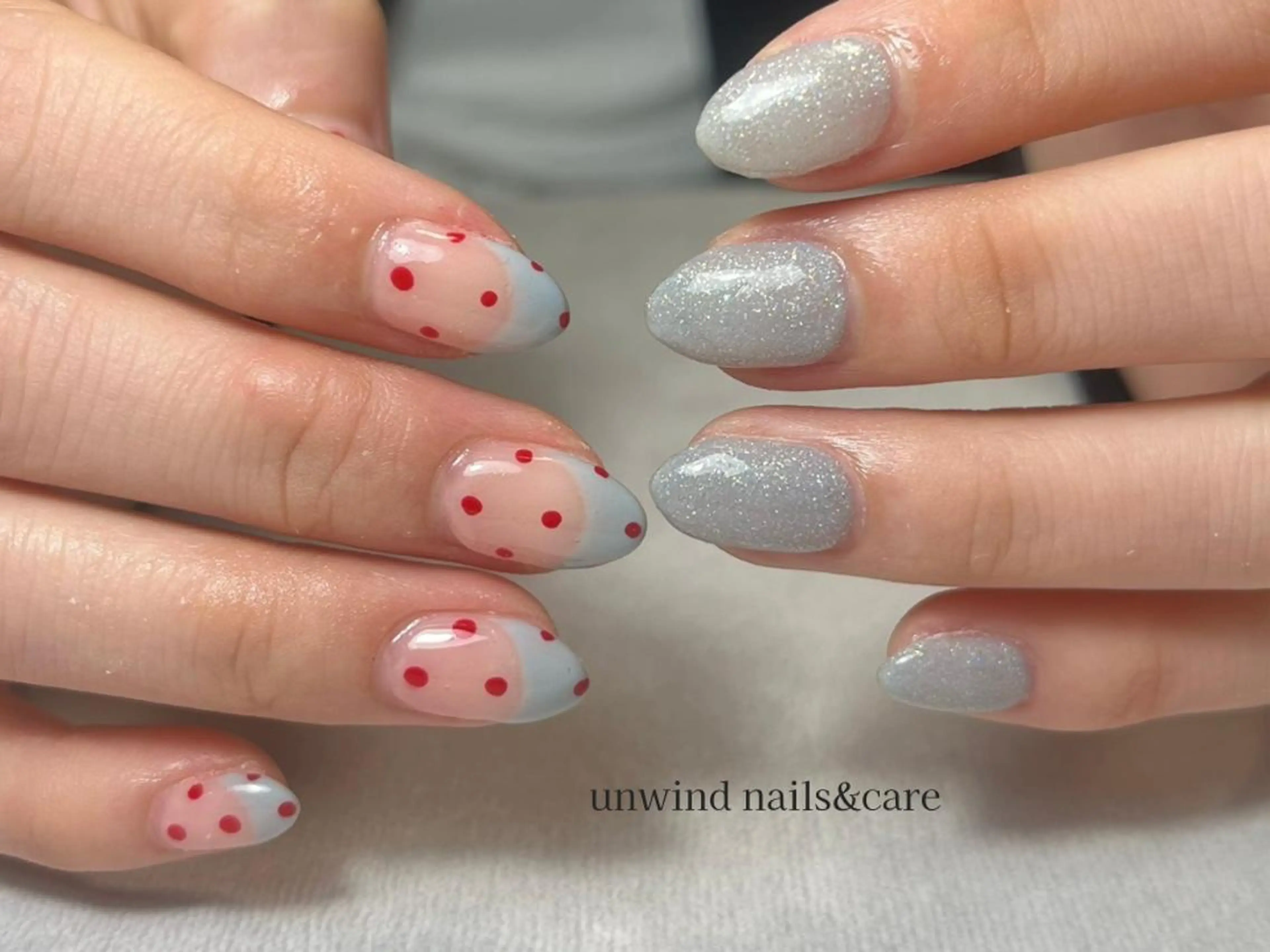 ネイル ハンドネイル 𝕄𝔸𝕀 ┊︎unwindのネイルデザイン