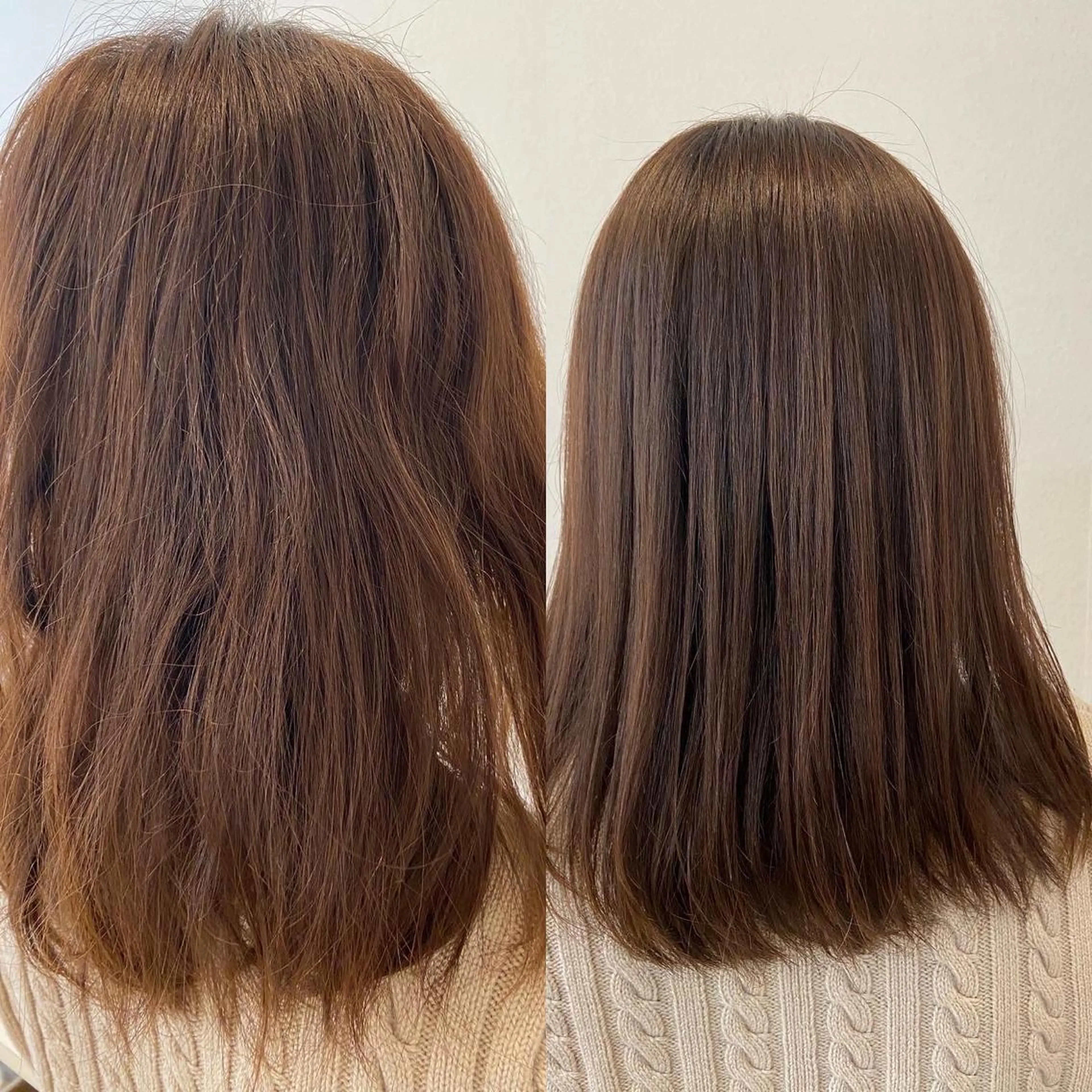 セミロング 髪質改善・修復 成瀬由賀里のヘアスタイル