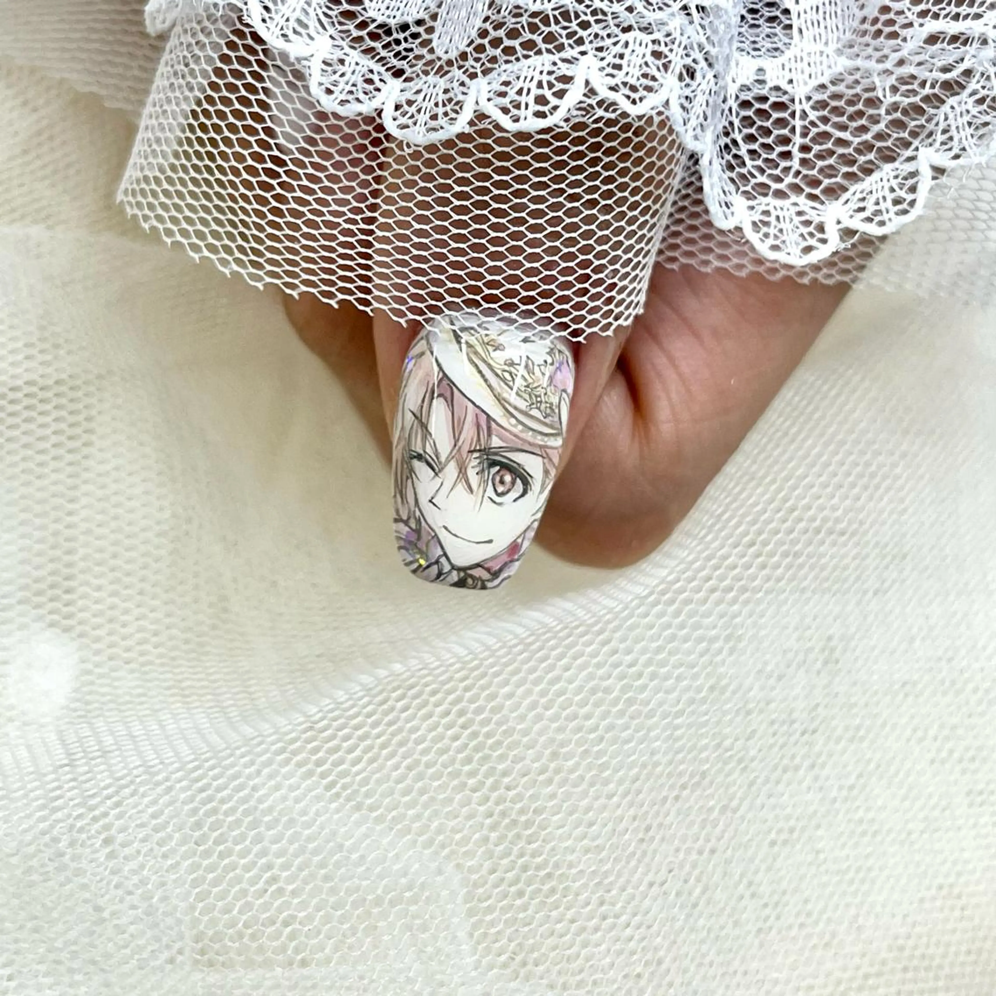 ミディアム ネイル ハンドネイル 池袋痛ネイル Nok. 渡辺のネイルデザイン