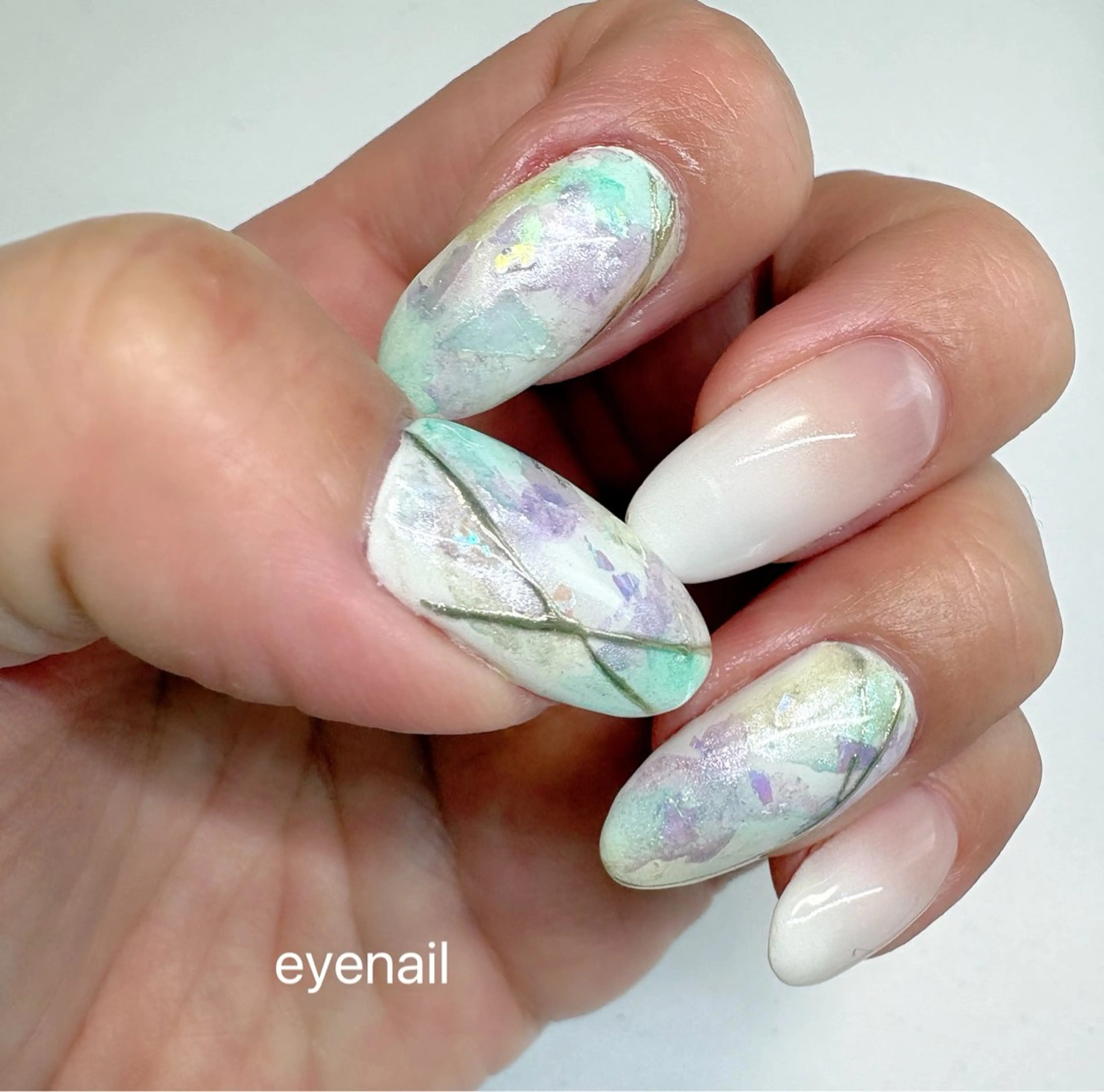 ネイル アートネイル 春ネイル ハンドネイル Eye nailのネイルデザイン