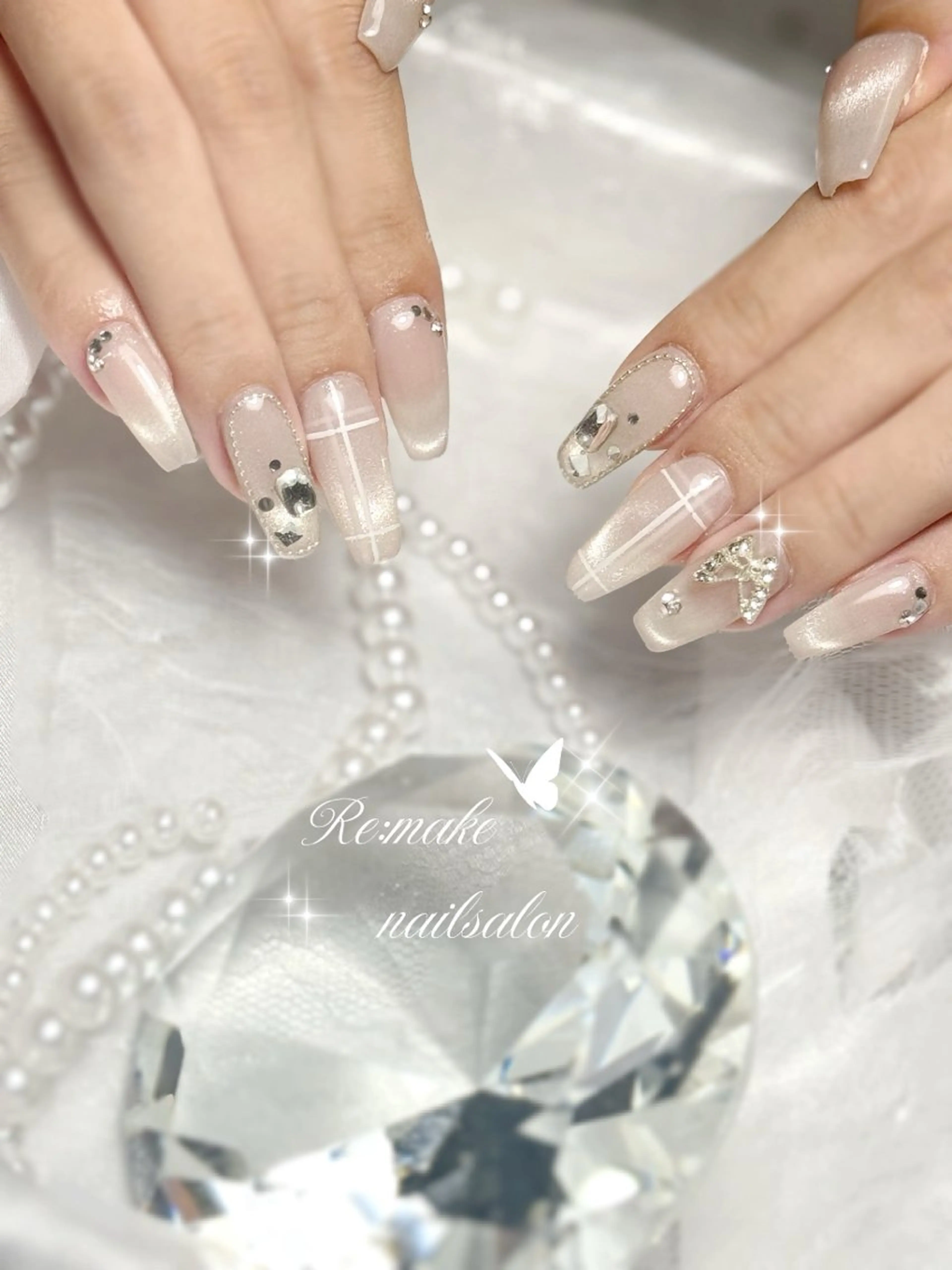 ネイル マグネットネイル ハンドネイル Suetake Shuriのネイルデザイン