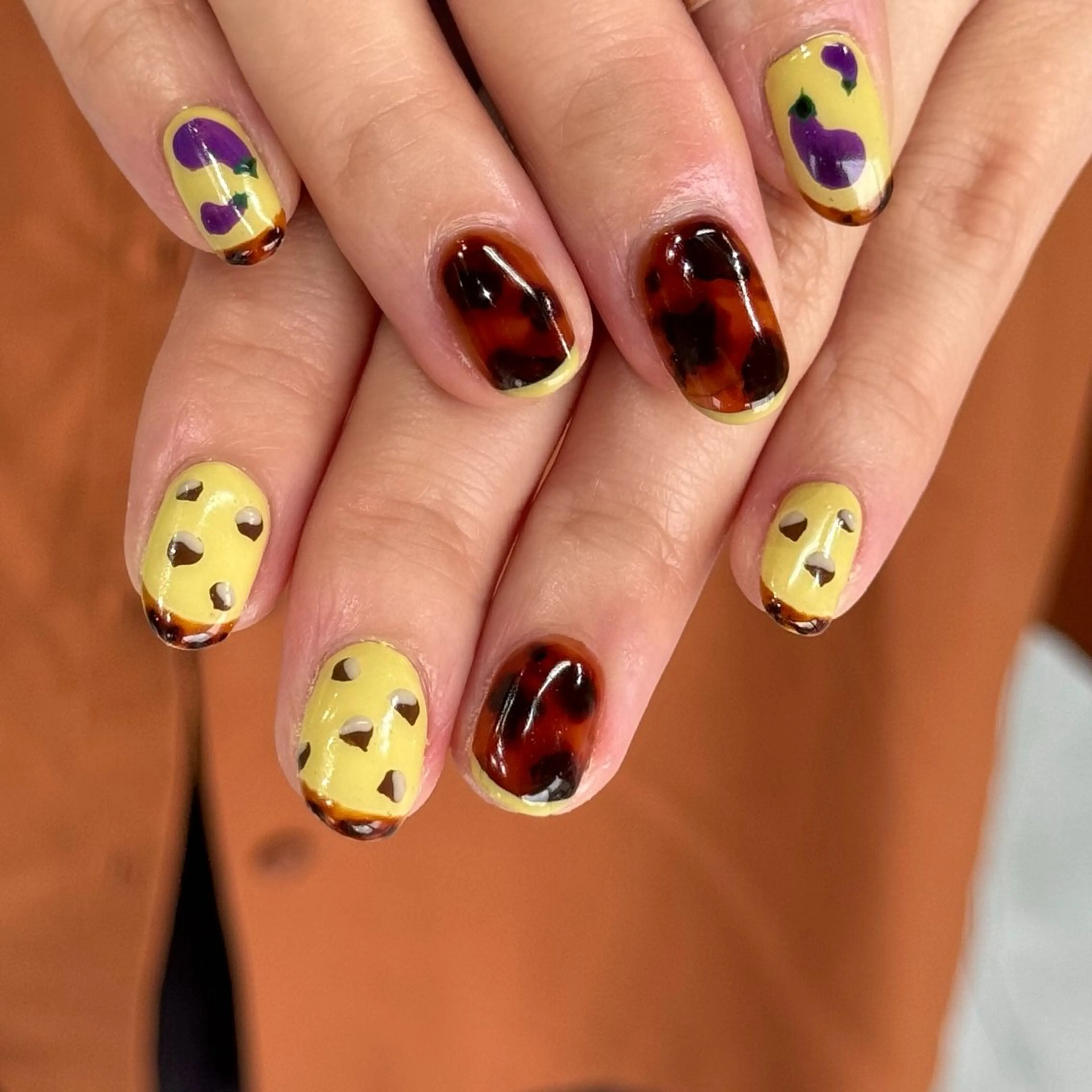 ネイル べっ甲ネイル ハンドネイル HARUKA ネイリスト福岡/薬院のネイルデザイン