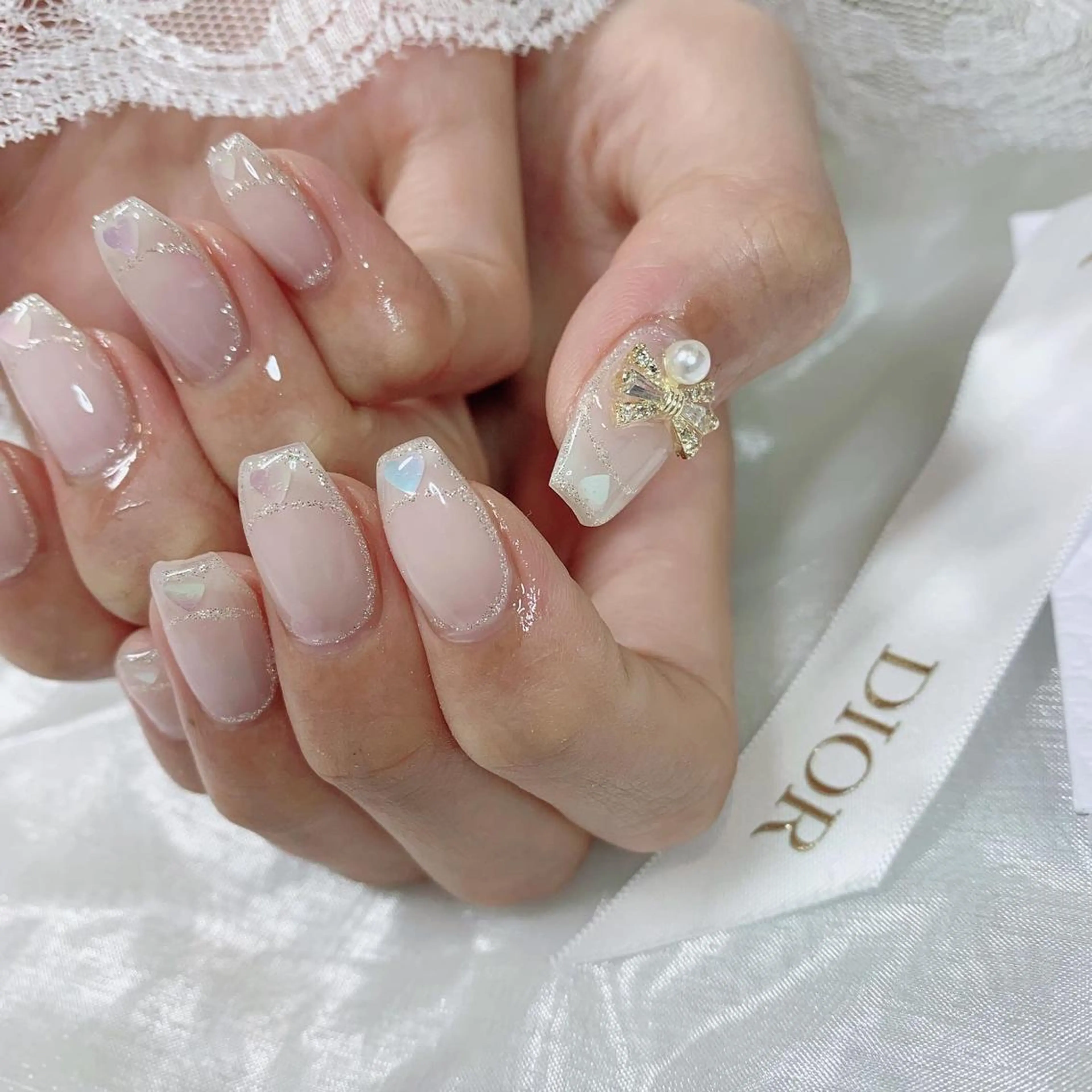 ネイル ハンドネイル La neige* yuki 🥯🍑のネイルデザイン