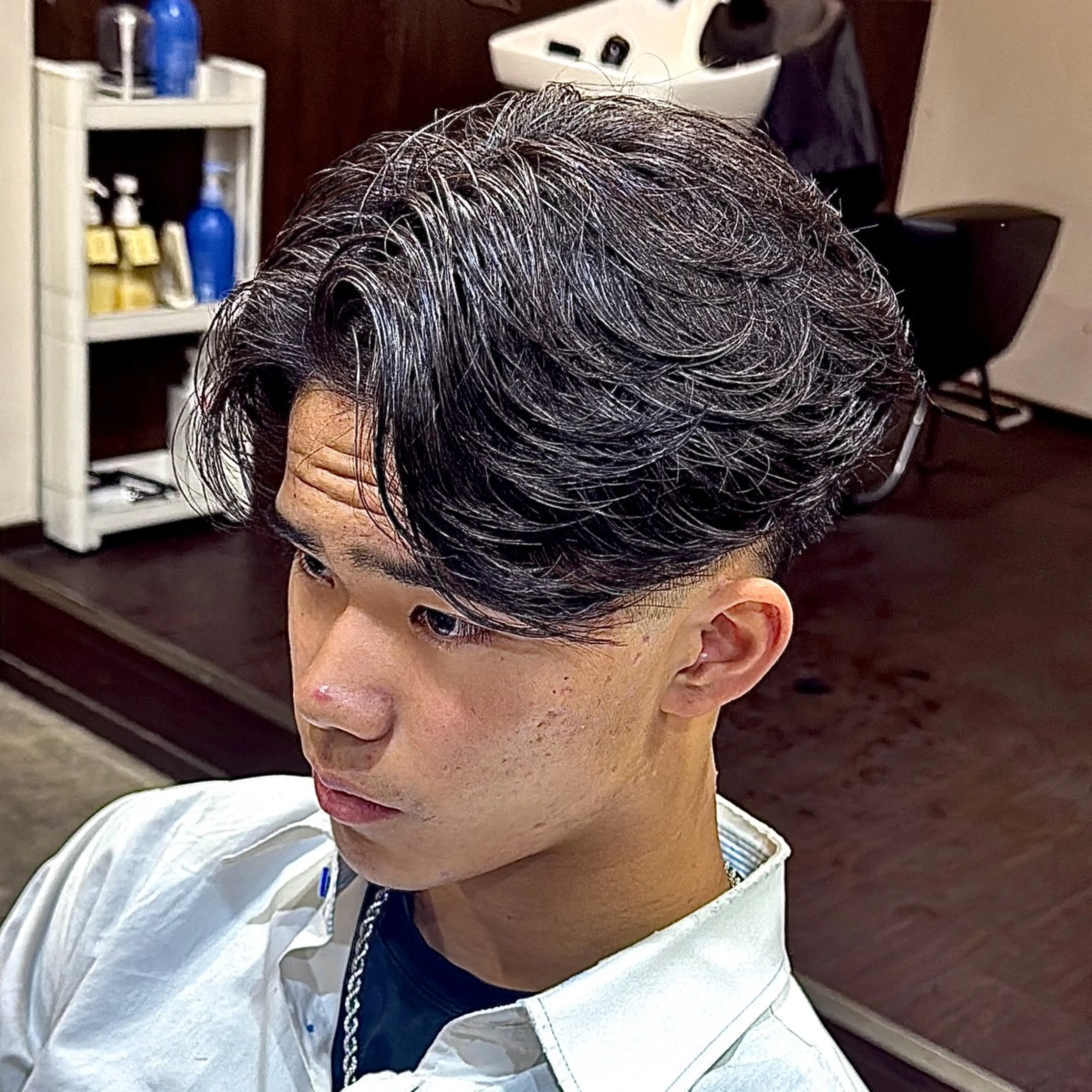 パーマ メンズ フェザーパーマ メンズパーマ カット パーマ メンズカット/パーマ /ハイライト/RYUのヘアスタイル