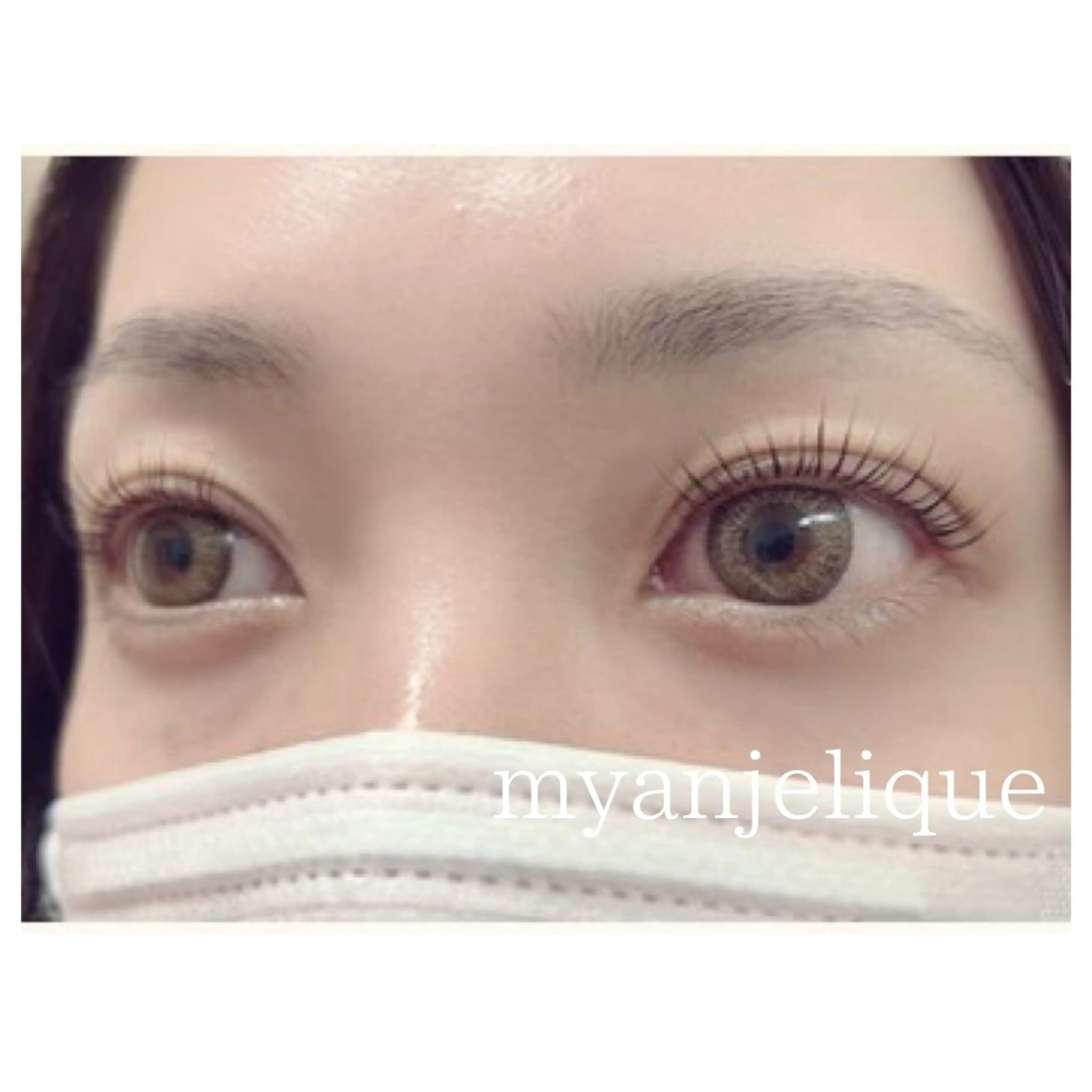 マツエク・マツパ パリジェンヌラッシュリフト マイ アンジェリークのマツエク・マツパデザイン