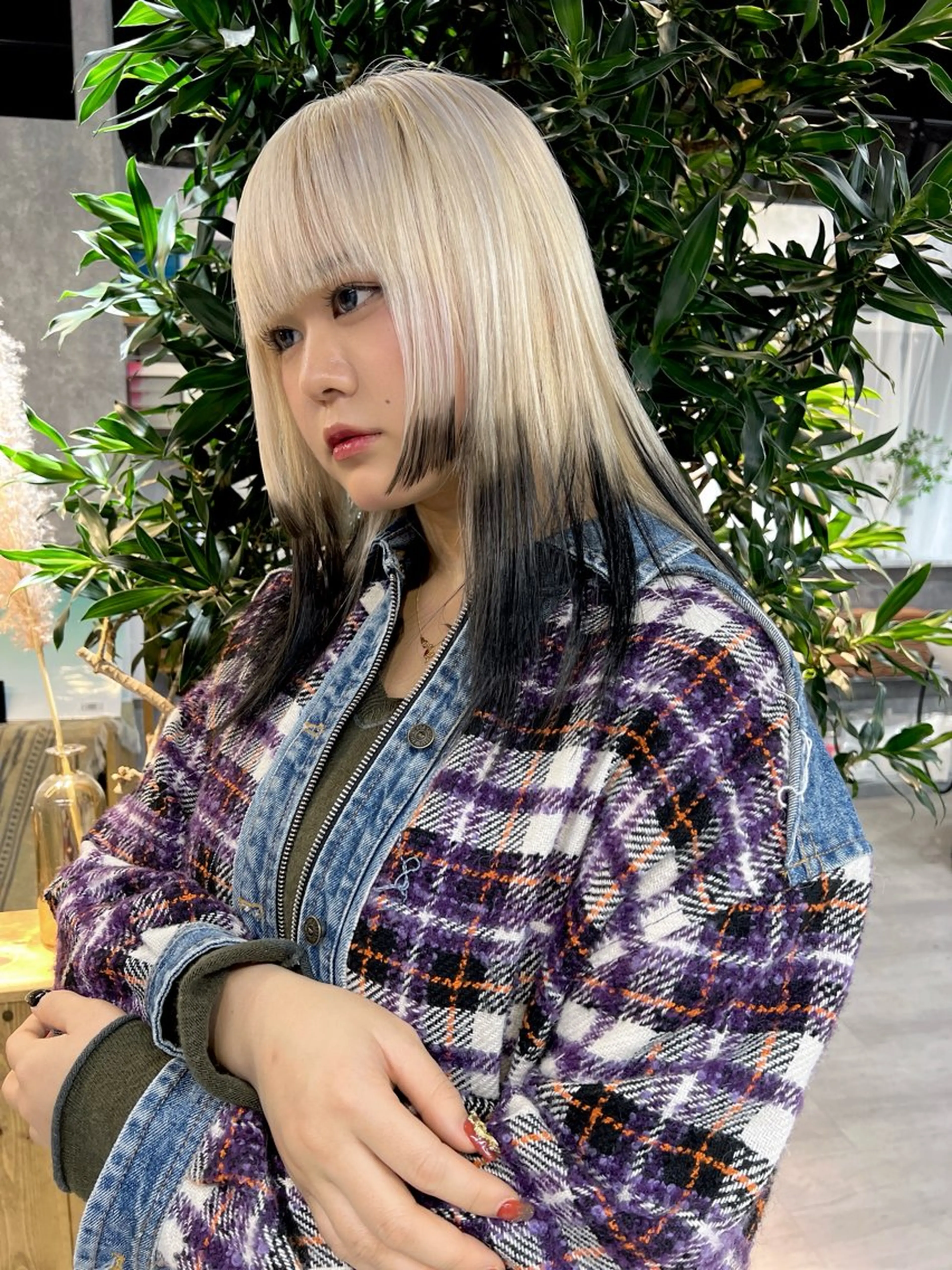 ミディアム 文屋 颯のヘアスタイル