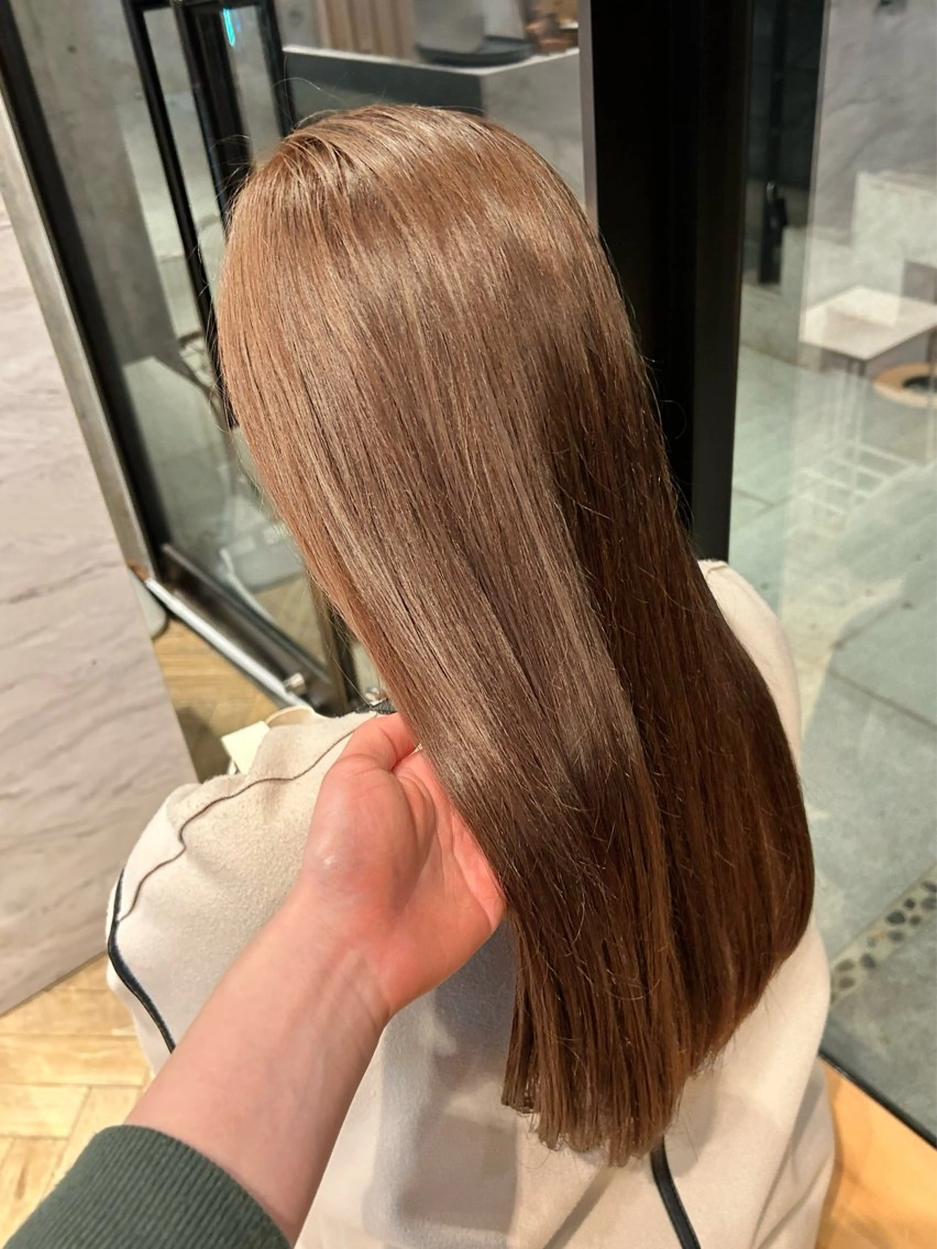 セミロング カラー 透明感/ダブルカラー /kazui🐈のヘアスタイル