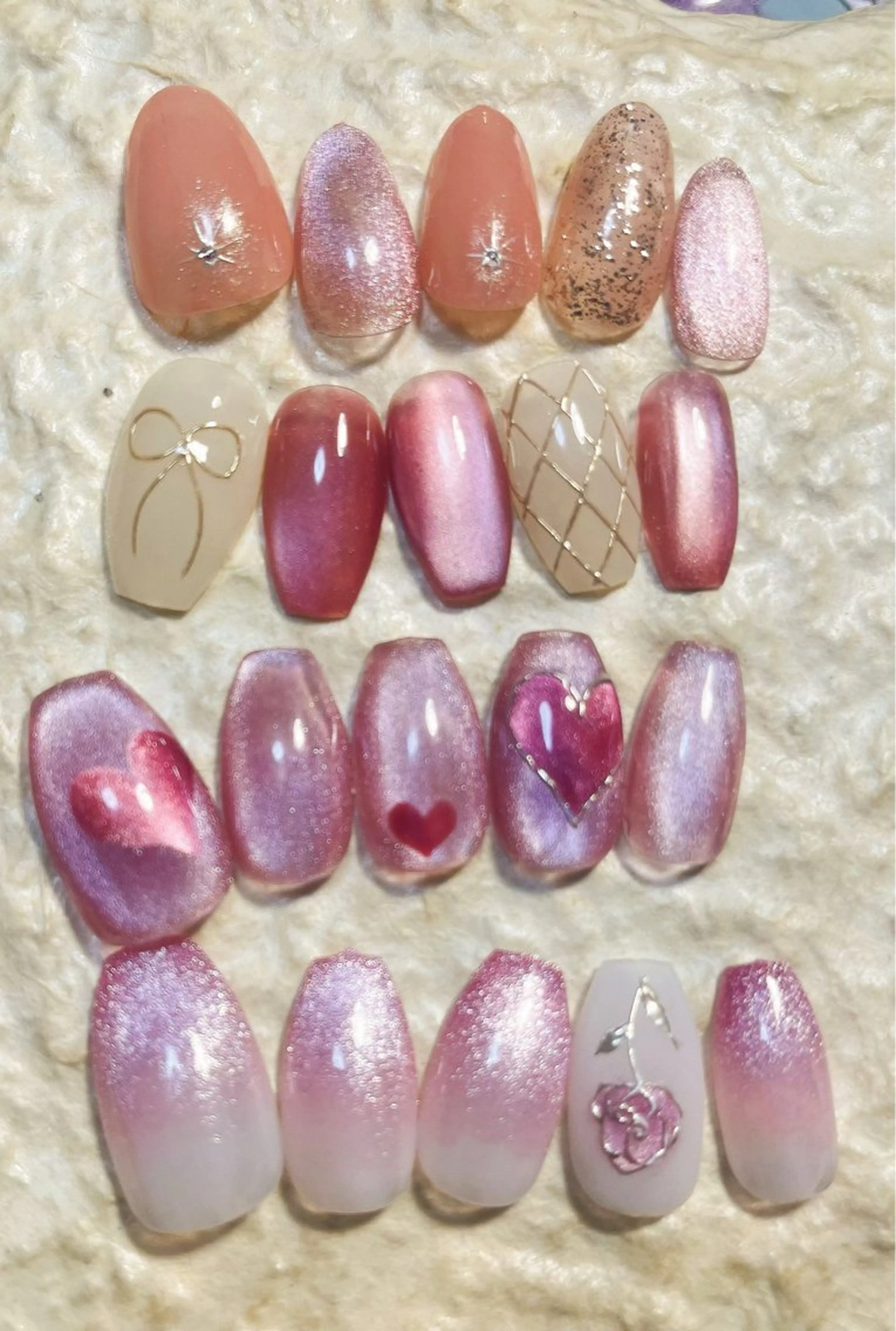 ネイル アートネイル マグネットネイル ミラーネイル Nail Space R所属・ネイルスペースR 小林のネイルデザイン