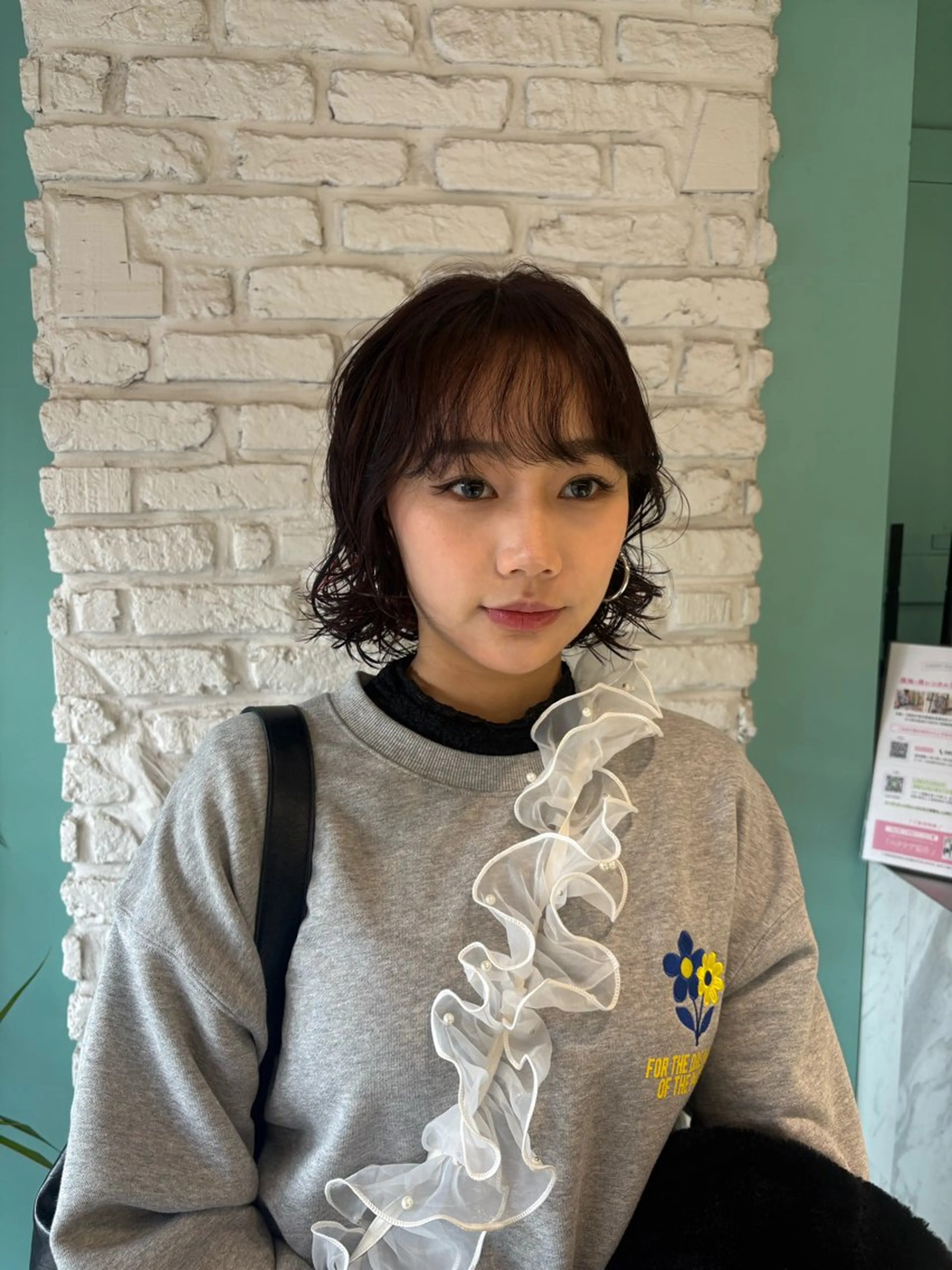 ミディアム ミディアムパーマ カット パーマ LEE HORIE所属・松田 百花のヘアスタイル