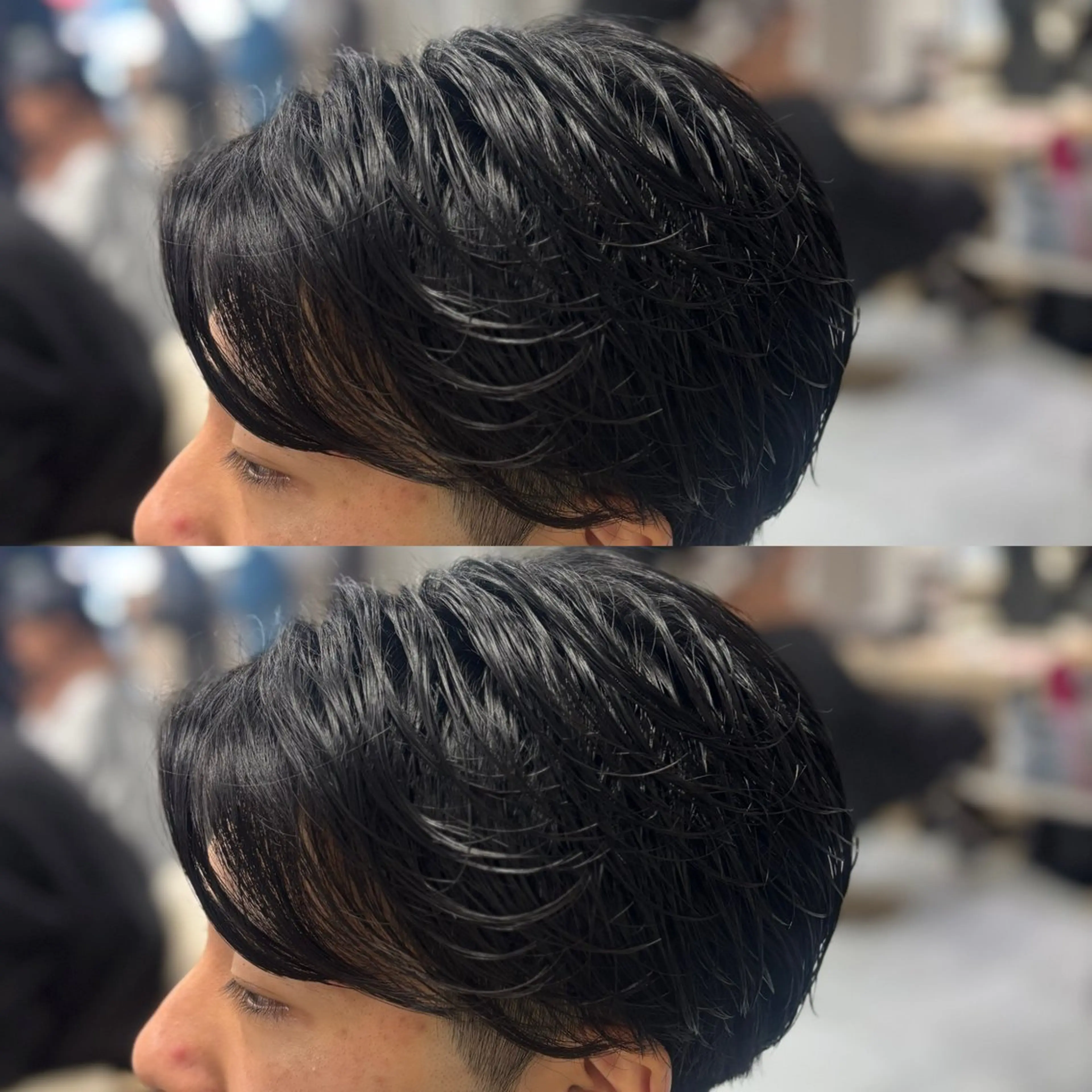 ショート パーマ メンズ カット パーマ メンズ特化韓国風 パーマスタイル/りんのヘアスタイル