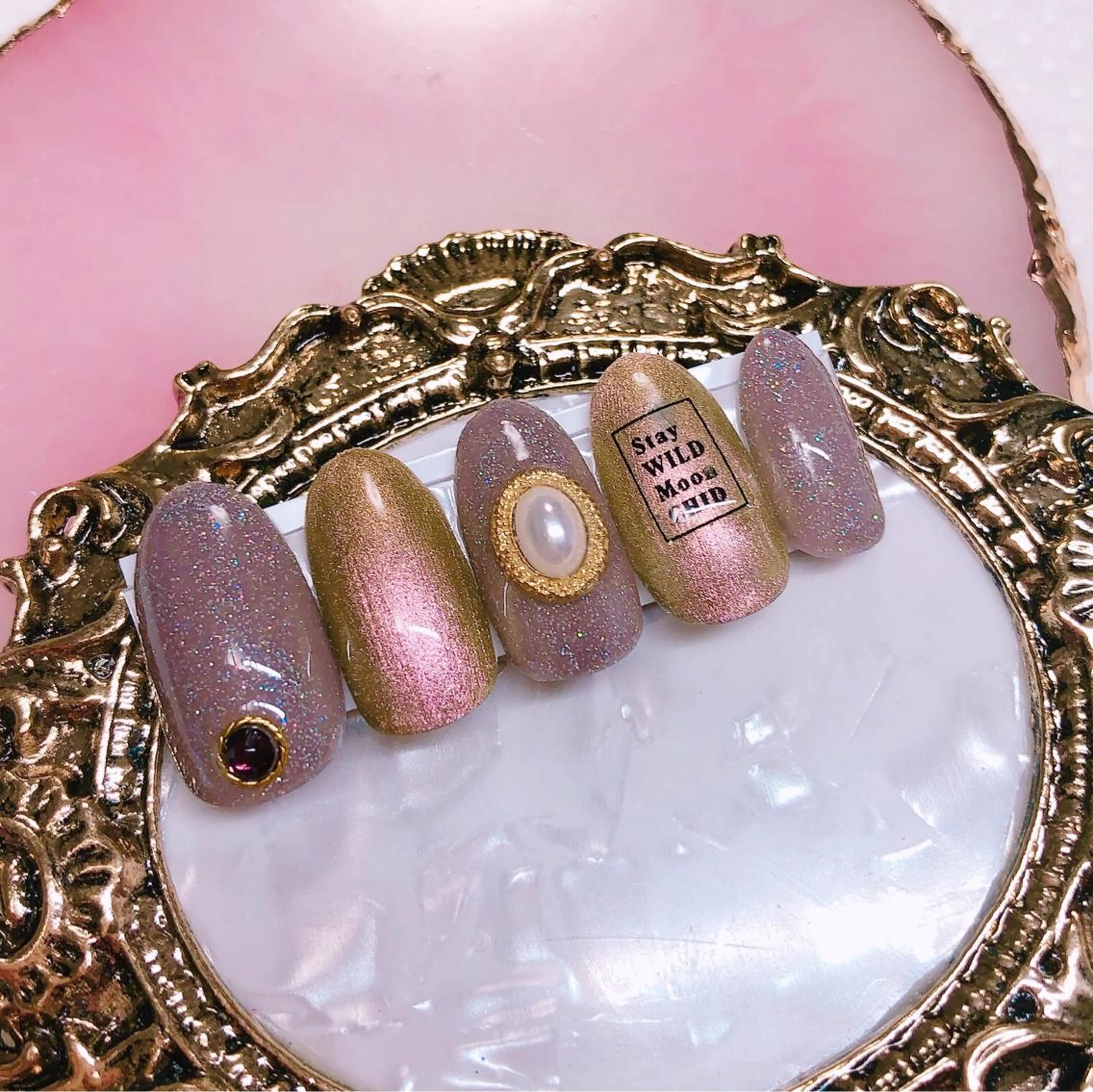 ネイル ハンドネイル CROWN プライベートサロンのネイルデザイン