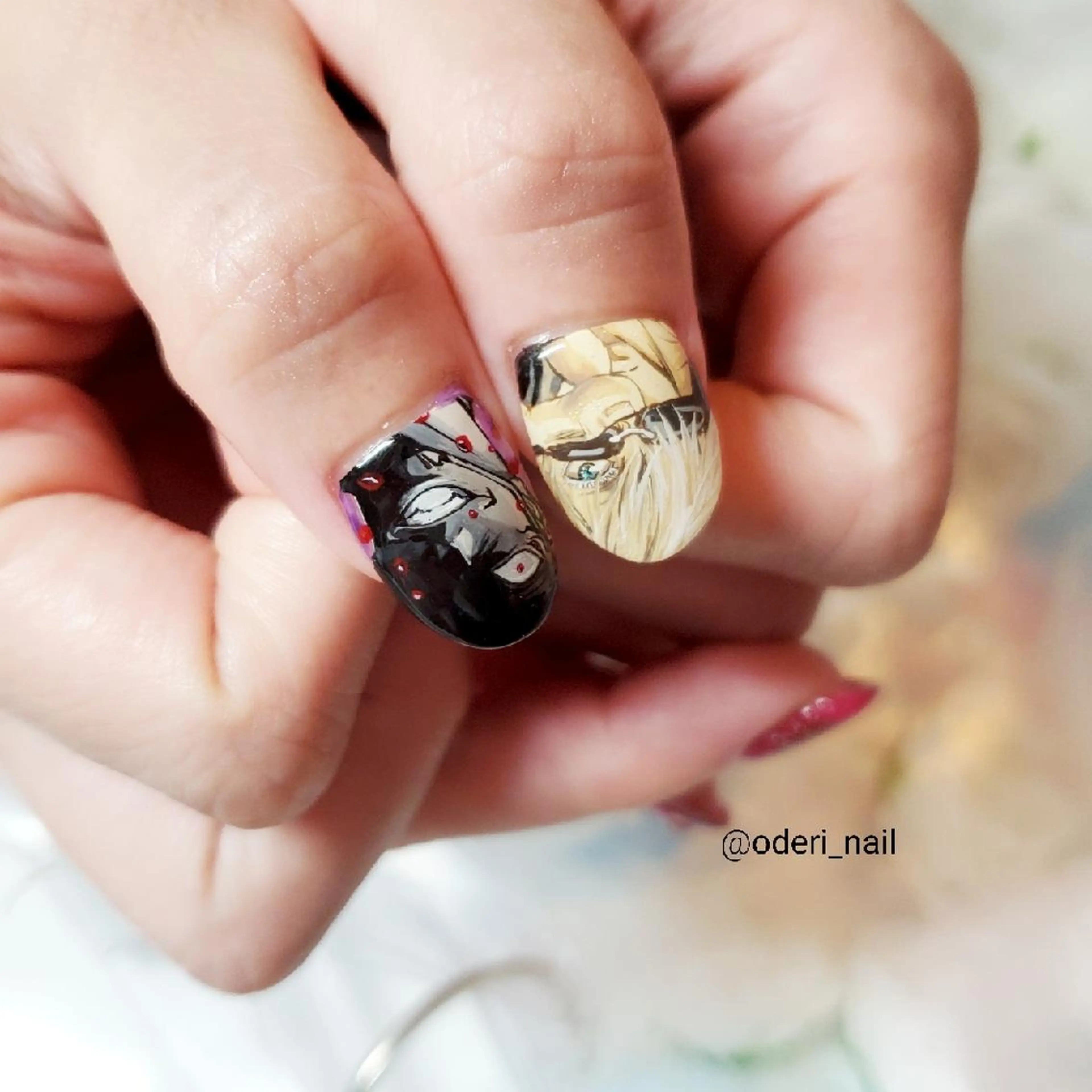 ネイル アートネイル ジェルネイル おで@ oderi_nailのネイルデザイン